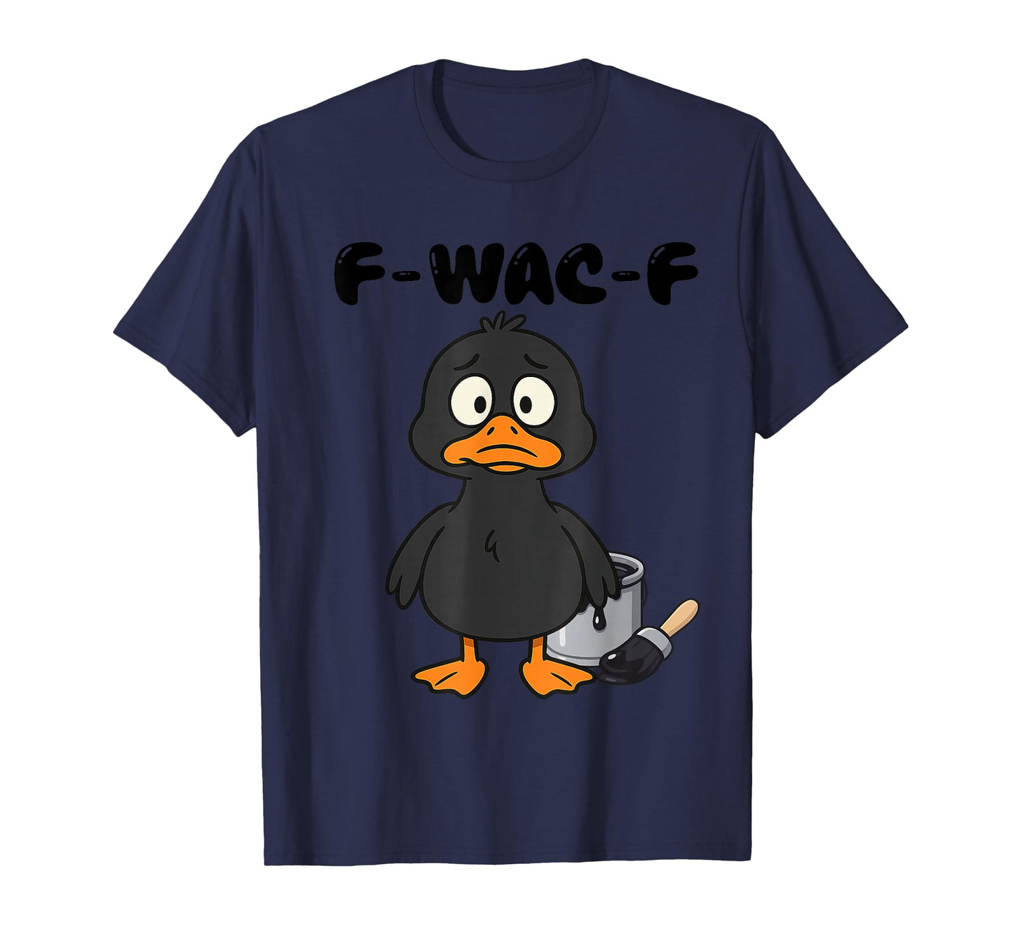 Funny Duck Meme – Parody of “F Caw F” – Black Duck Quacking T-Shirt