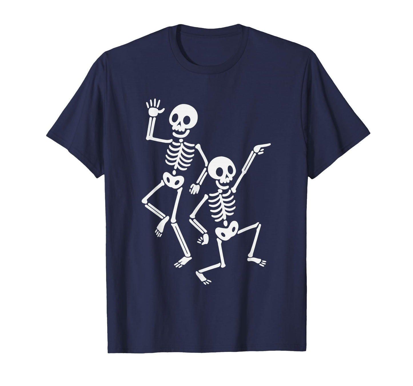 Dancing Skeletons Halloween Bash Spooky Party Vibes Tee T-Shirt