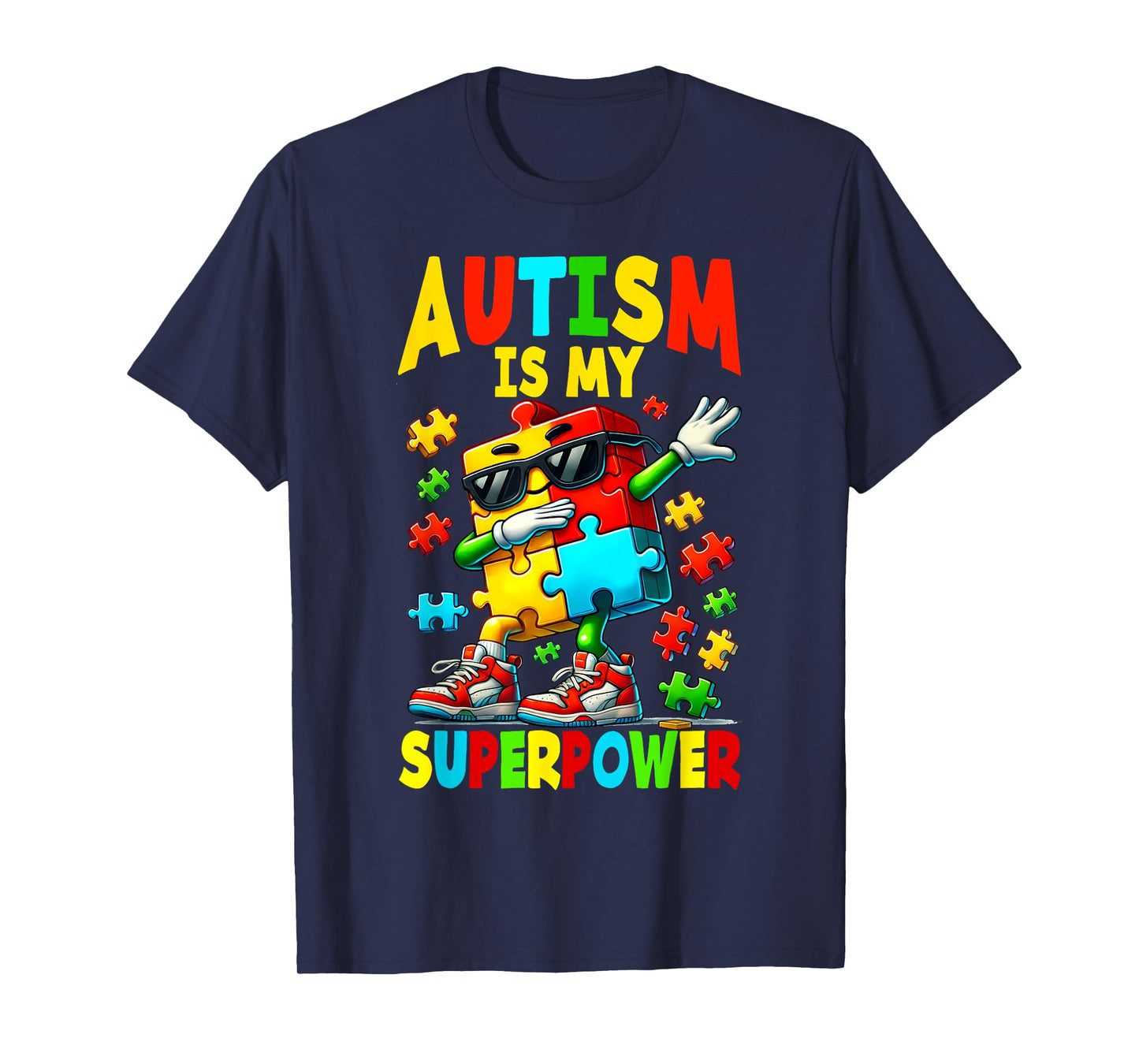Puzzle Autism Awareness Autistic Support T-Shirt