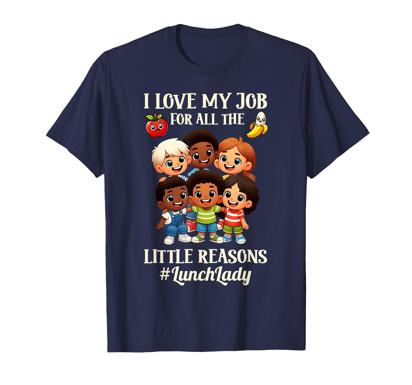 Funny Lunch Lady School Aide Appreciation Graphic T-Shirt