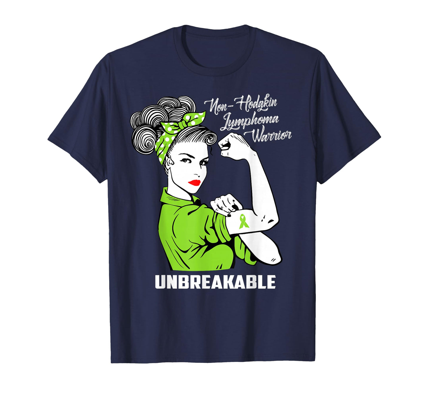 Non-Hodgkin Lymphoma Warrior Unbreakable T-Shirt Awareness T-Shirt