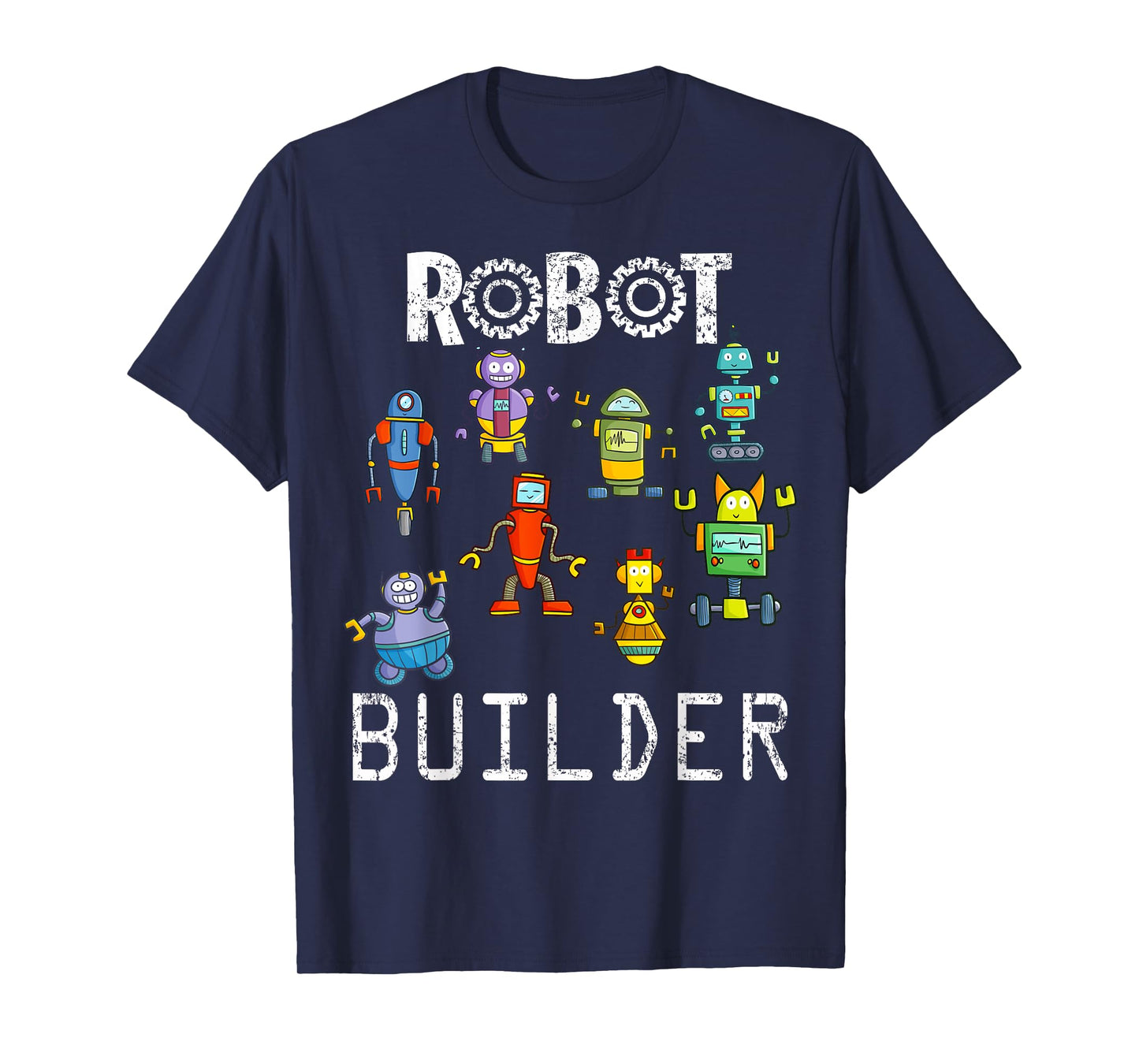 Robot Builder Robotics Engineer Funny Robot Engineering Kids T-Shirt