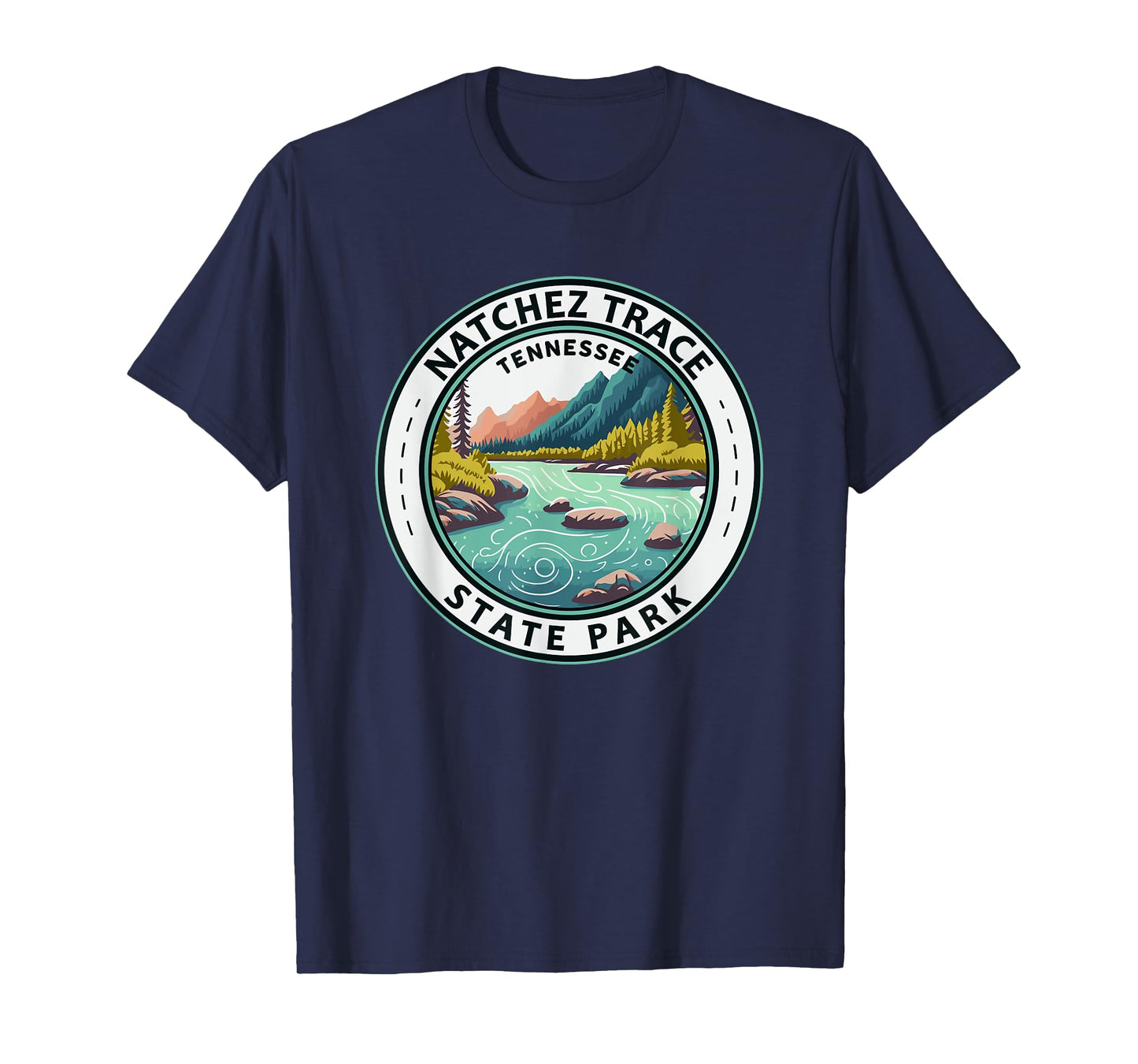 Natchez Trace State Park Tennessee Badge Vintage T-Shirt
