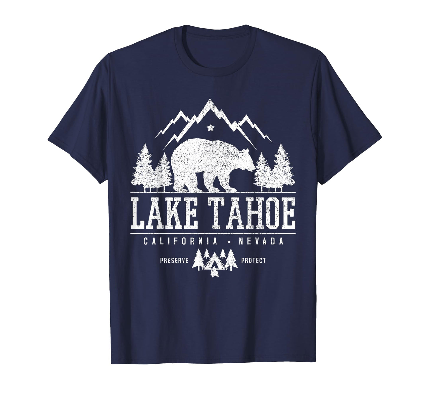 Lake Tahoe California - Bear Mountains Nature Camping Gift T-Shirt