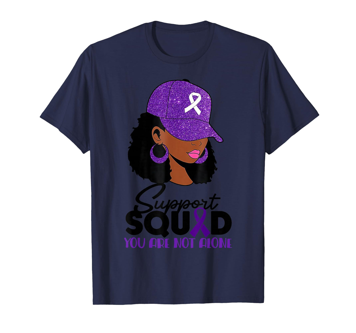 in October We Wear Purple Domestic Violence Awareness T-Shirt