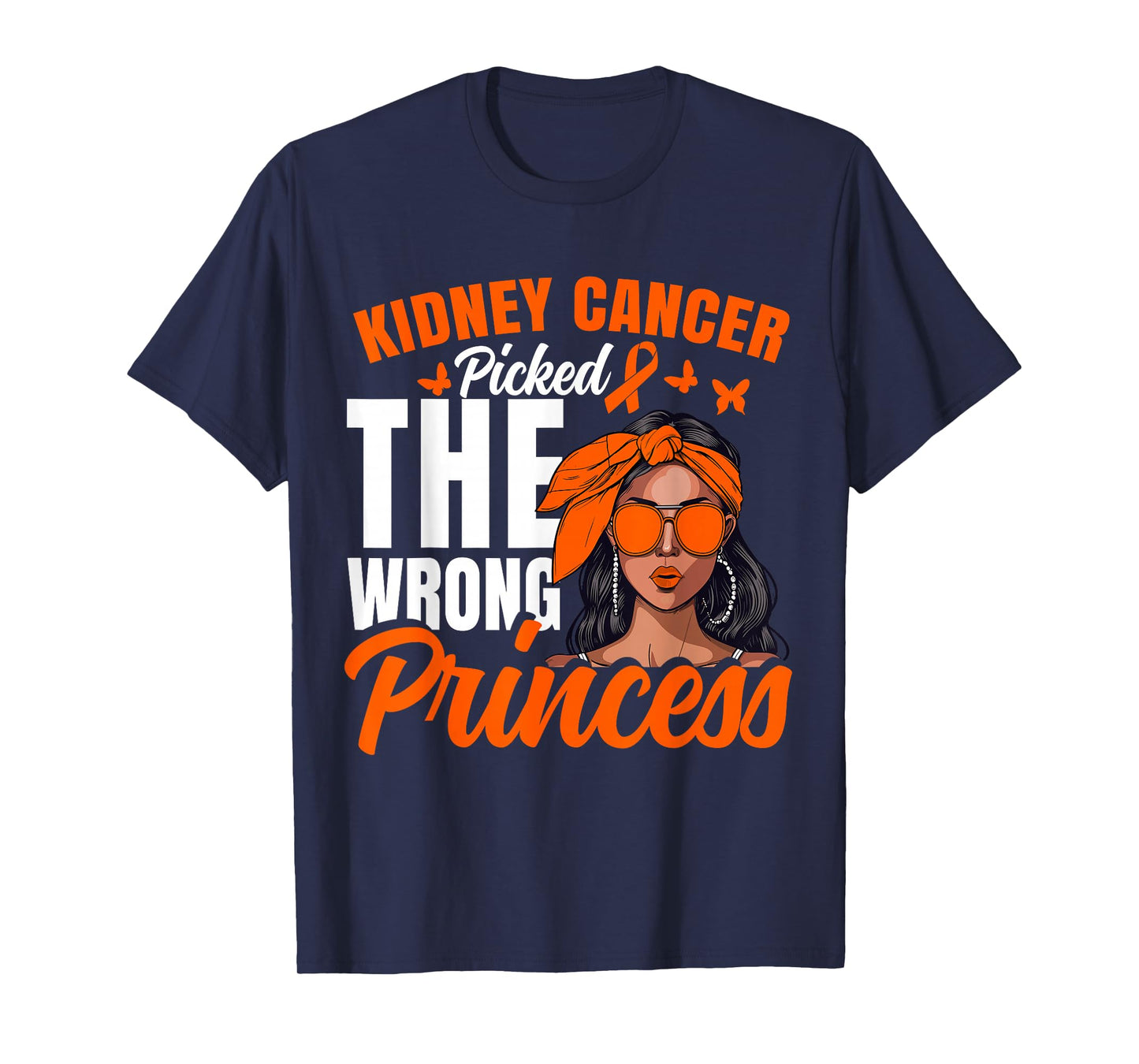 Kidney Cancer Awareness Princess Survivor Kidney Cancer T-Shirt