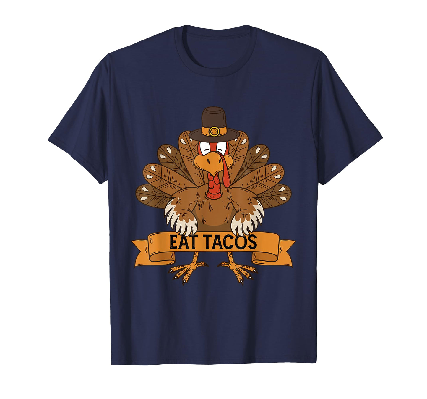 Turkey Eat Taco Adult Vegan Kids Funny Thanksgiving T-Shirt
