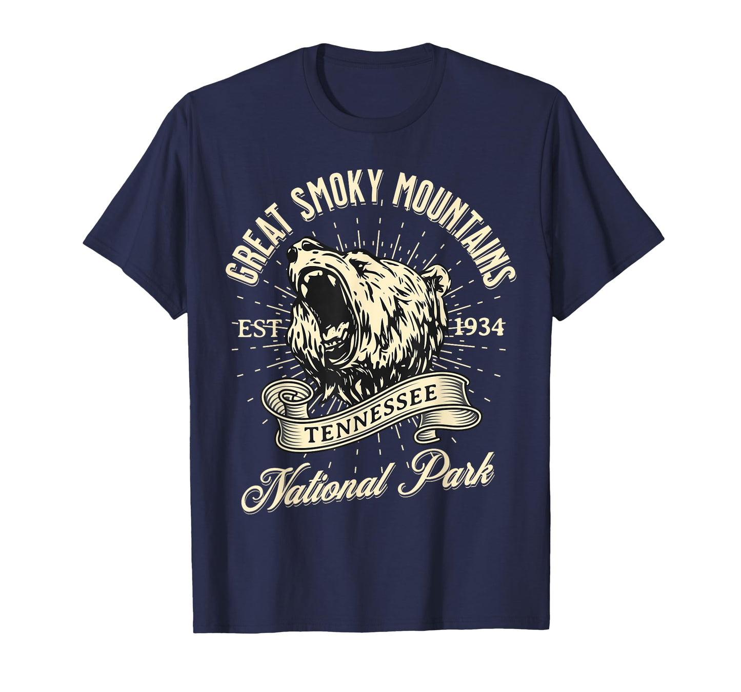 Great Smoky Mountains National Park Tennessee Bear Hike T-Shirt