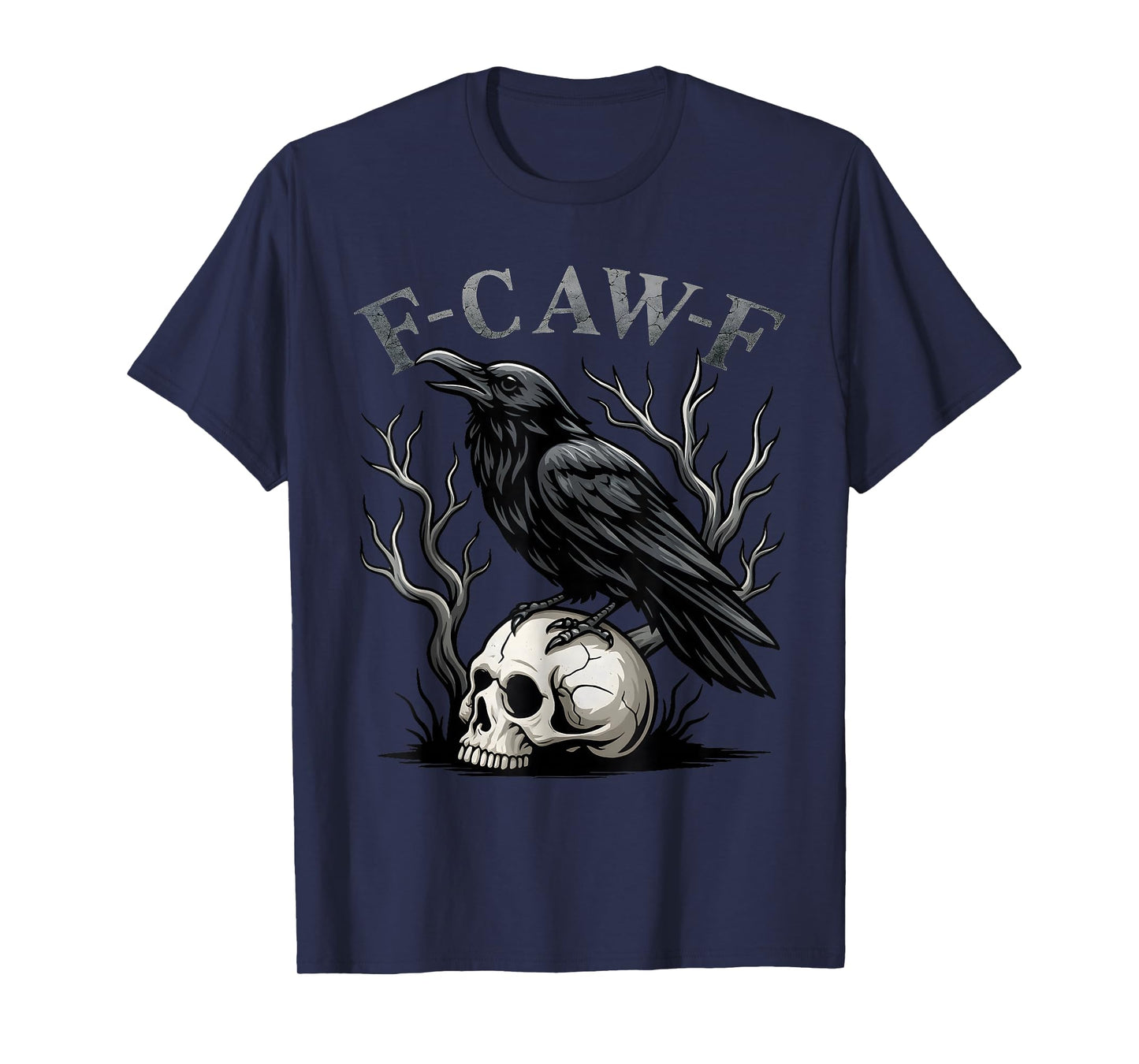 Black Crow, F-Caw-F Funny Black Bird T-Shirt