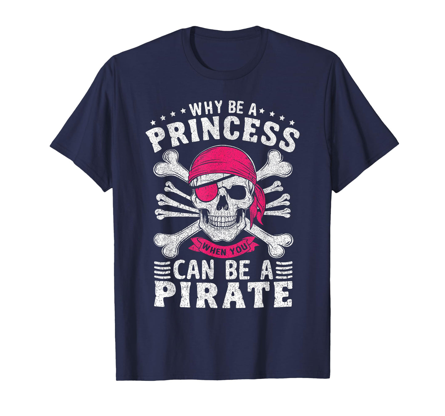Funny Pirate Costume Princess For Women Girls Kids Pirate T-Shirt
