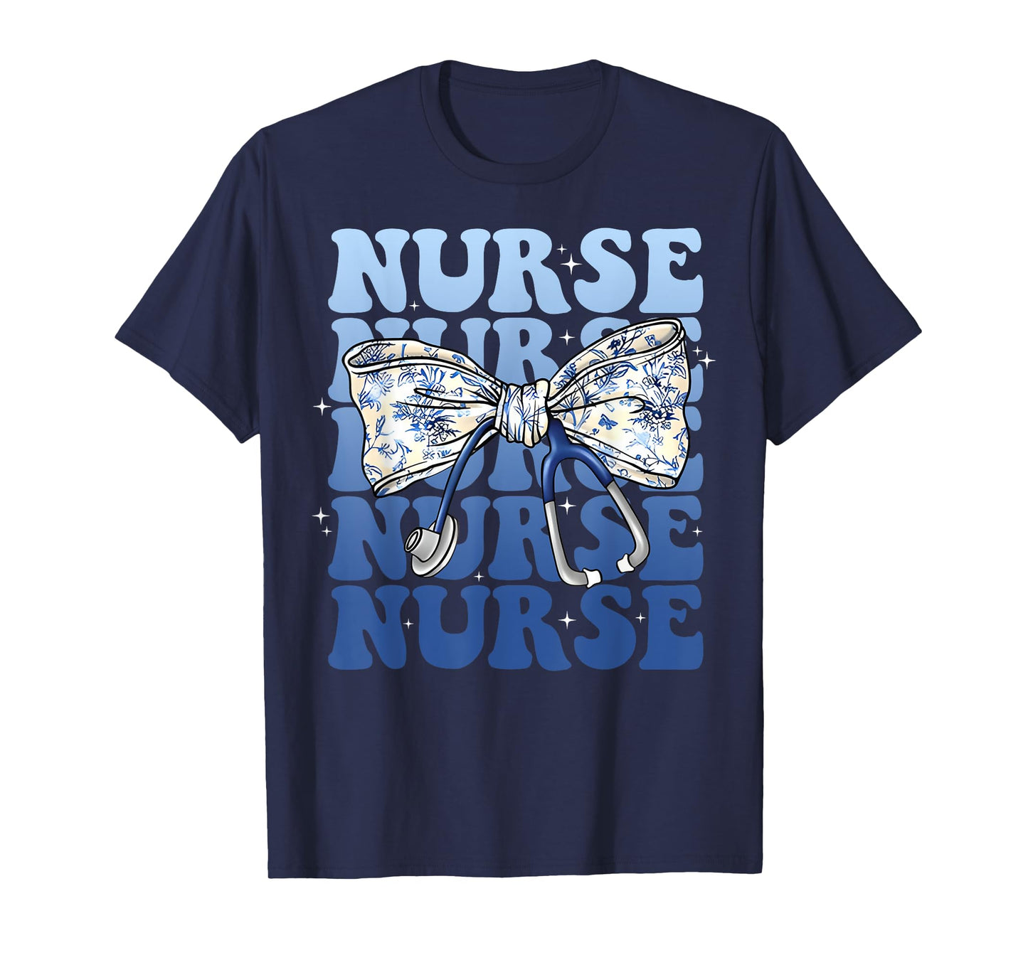 Nurse Toile Coquette Bow Nurse Week Nurse Life T-Shirt