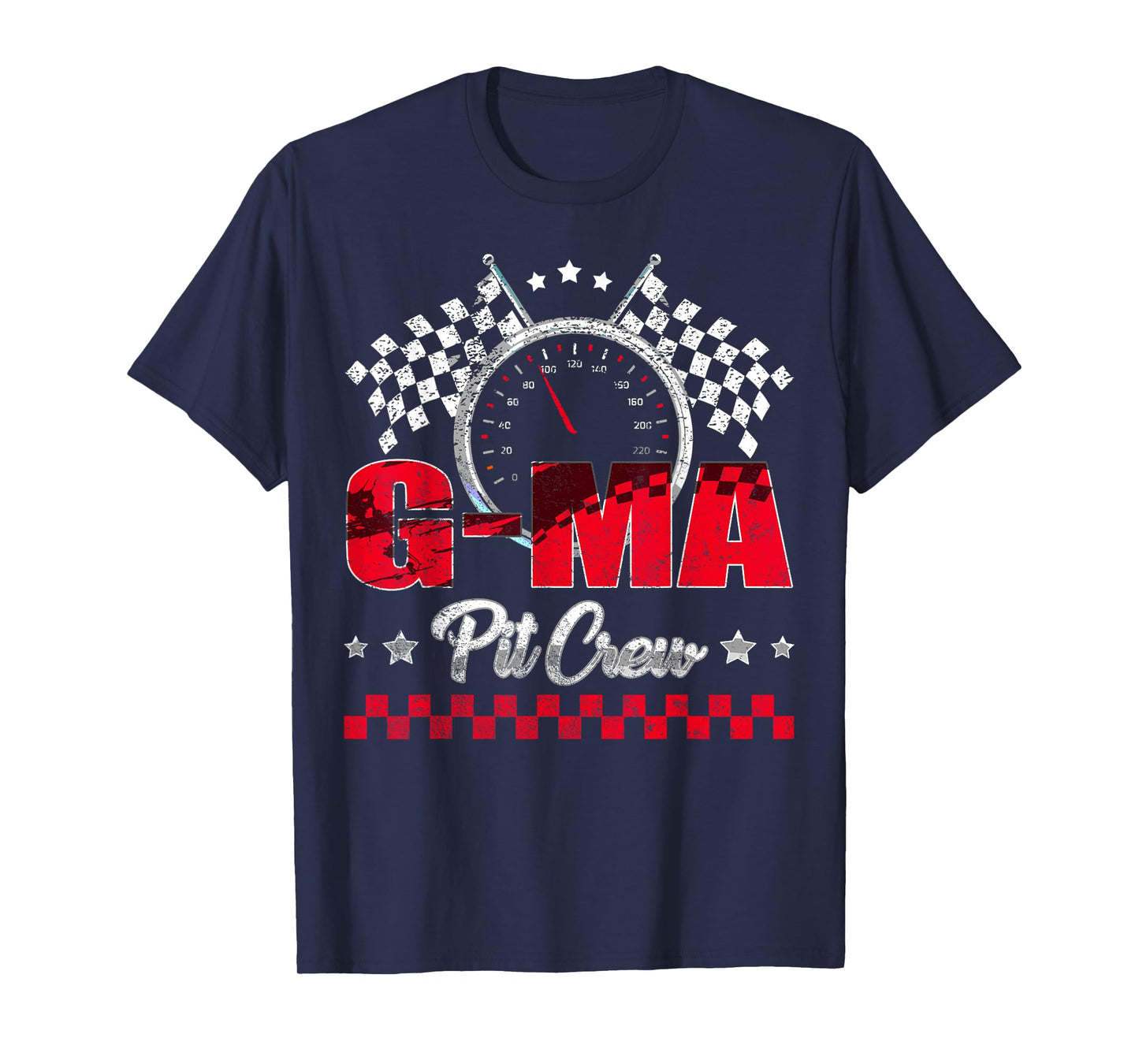 Race Car Birthday Party Racing Family G-Ma Pit Crew T-Shirt