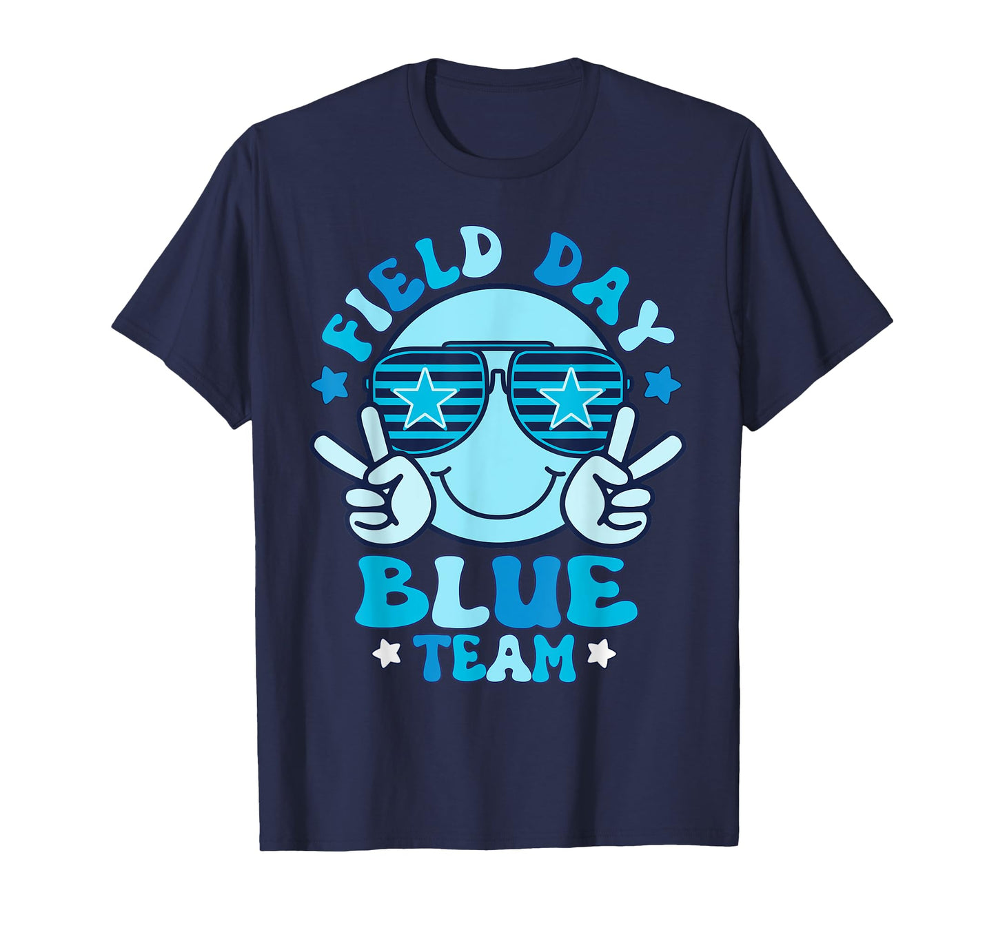 Field Day Blue Team Color Field Trip Team Game T-Shirt