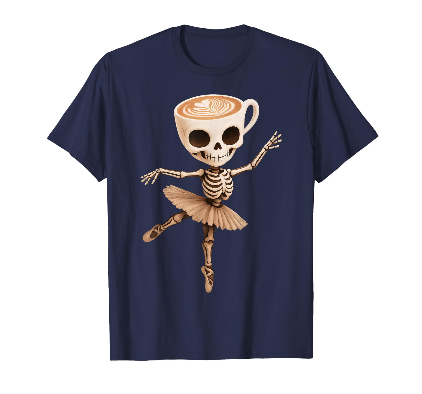 Ballerina Muertina Cappuccina Italian Brainrot Halloween T-Shirt