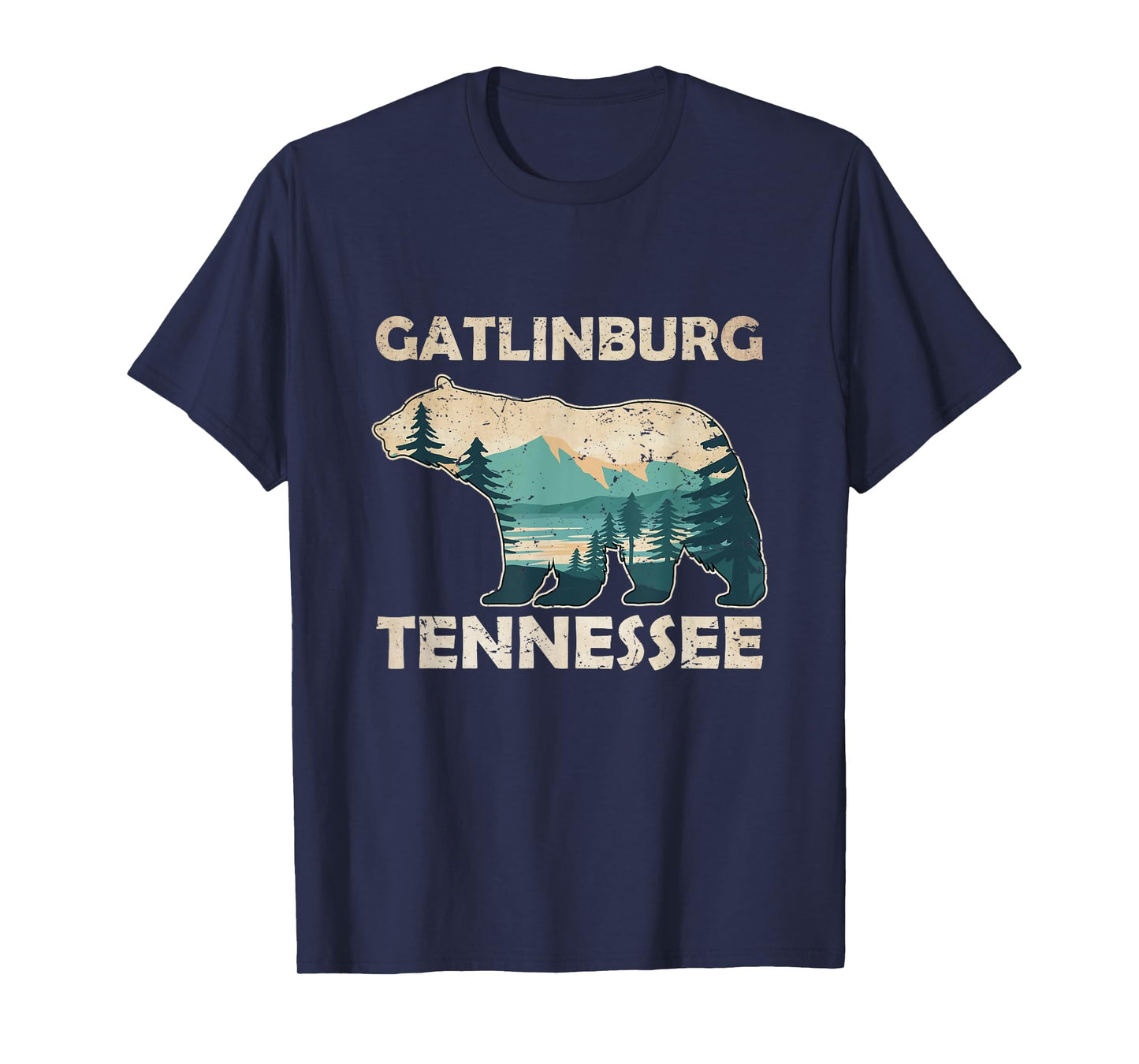 Gatlinburg Tennessee Great Smoky Mountains Bear Souvenir T-Shirt