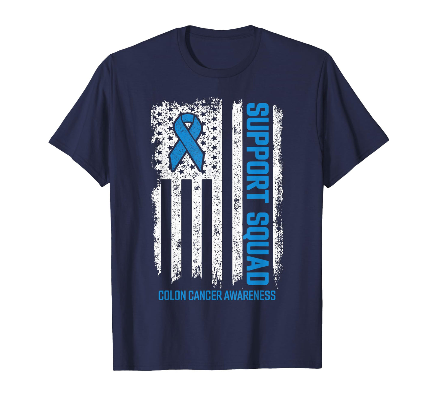 Colon Cancer Shirts Support Squad Colon Cancer Awareness T-Shirt