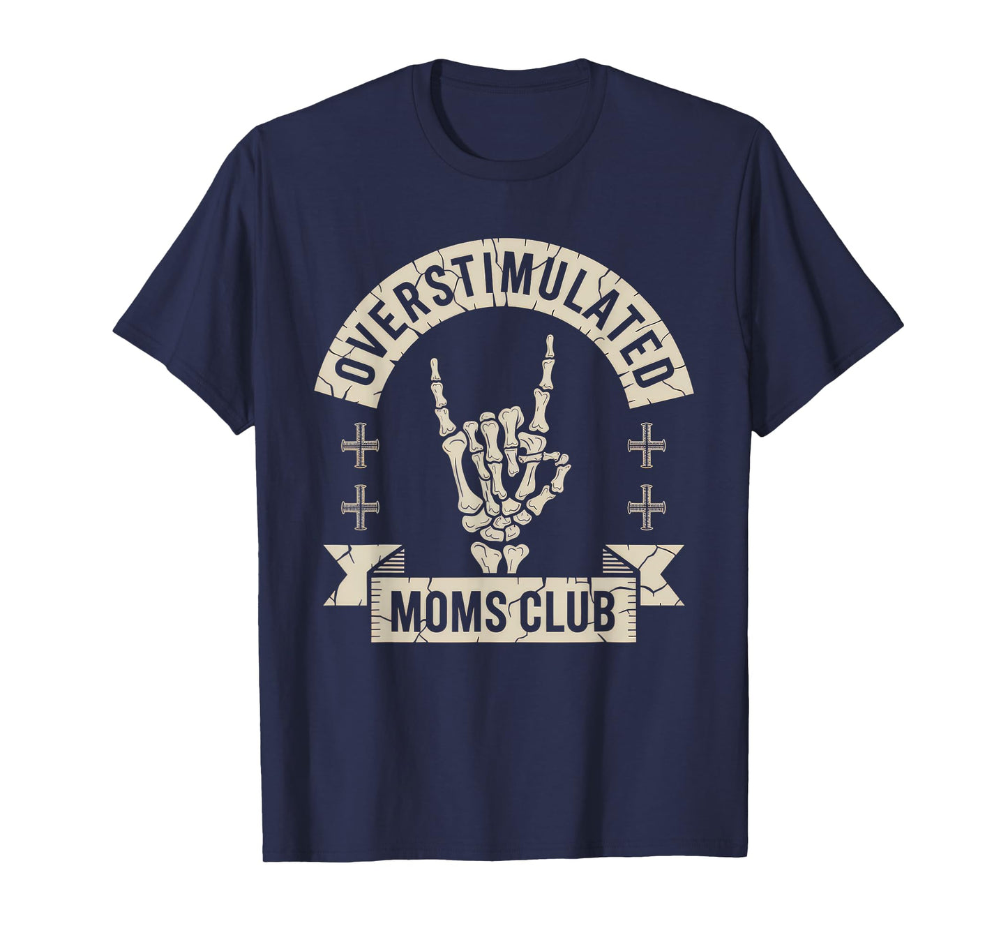 Overstimulated Moms Club Tshirt Mom Depression Mental Health T-Shirt