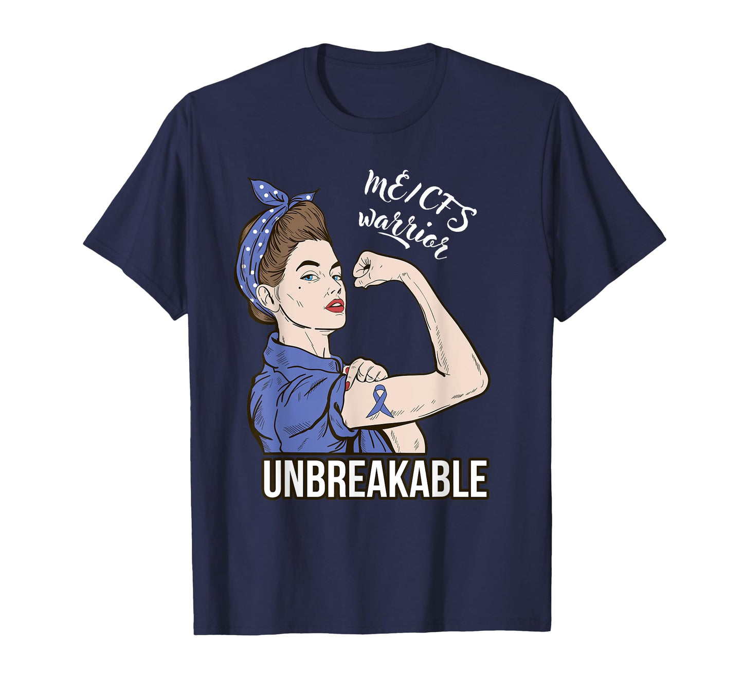 ME CFS Myalgic Encephalomyelitis Awareness For Her Warrior T-Shirt