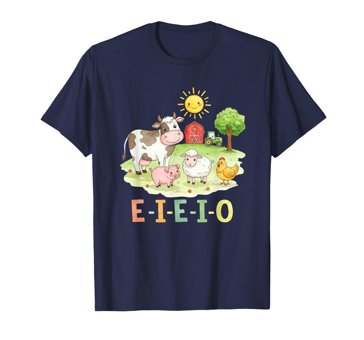 Toddler Kids Old MacDonald Had a Farm E-I-E-I-O Nursery Song T-Shirt