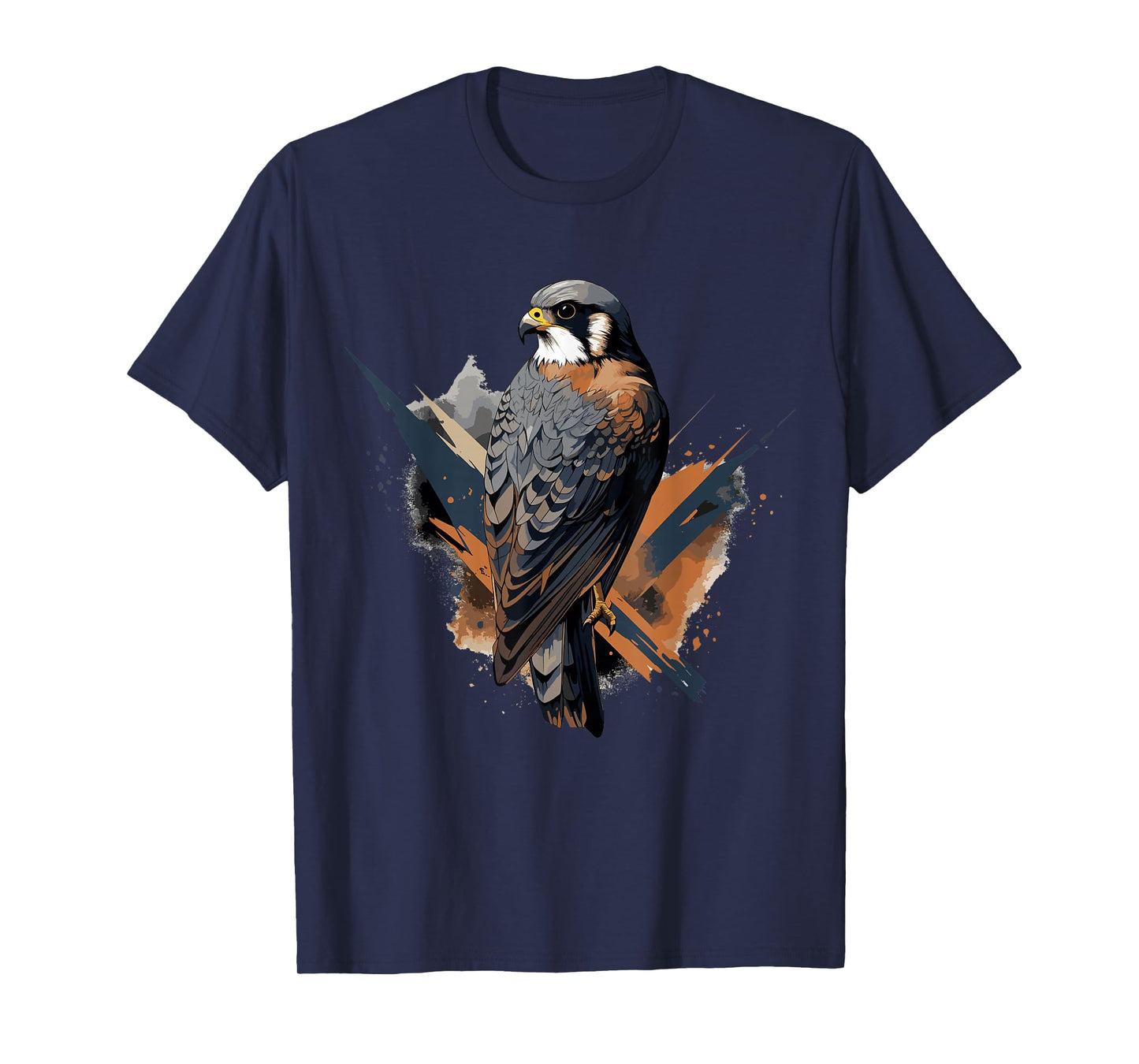 American Kestrel Bird Geometric Patten Art,Cute Kestrel Lov T-Shirt