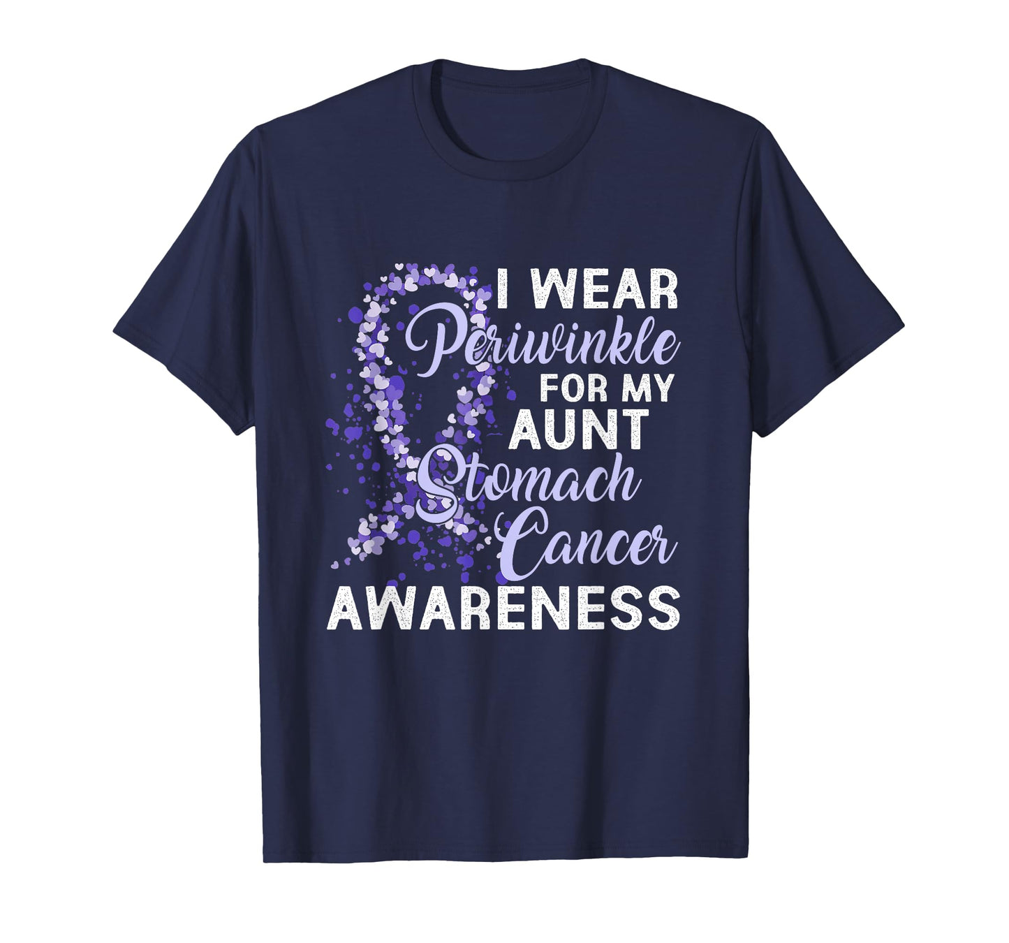 I Wear Periwinkle For My Aunt Stomach Cancer Awareness T-Shirt