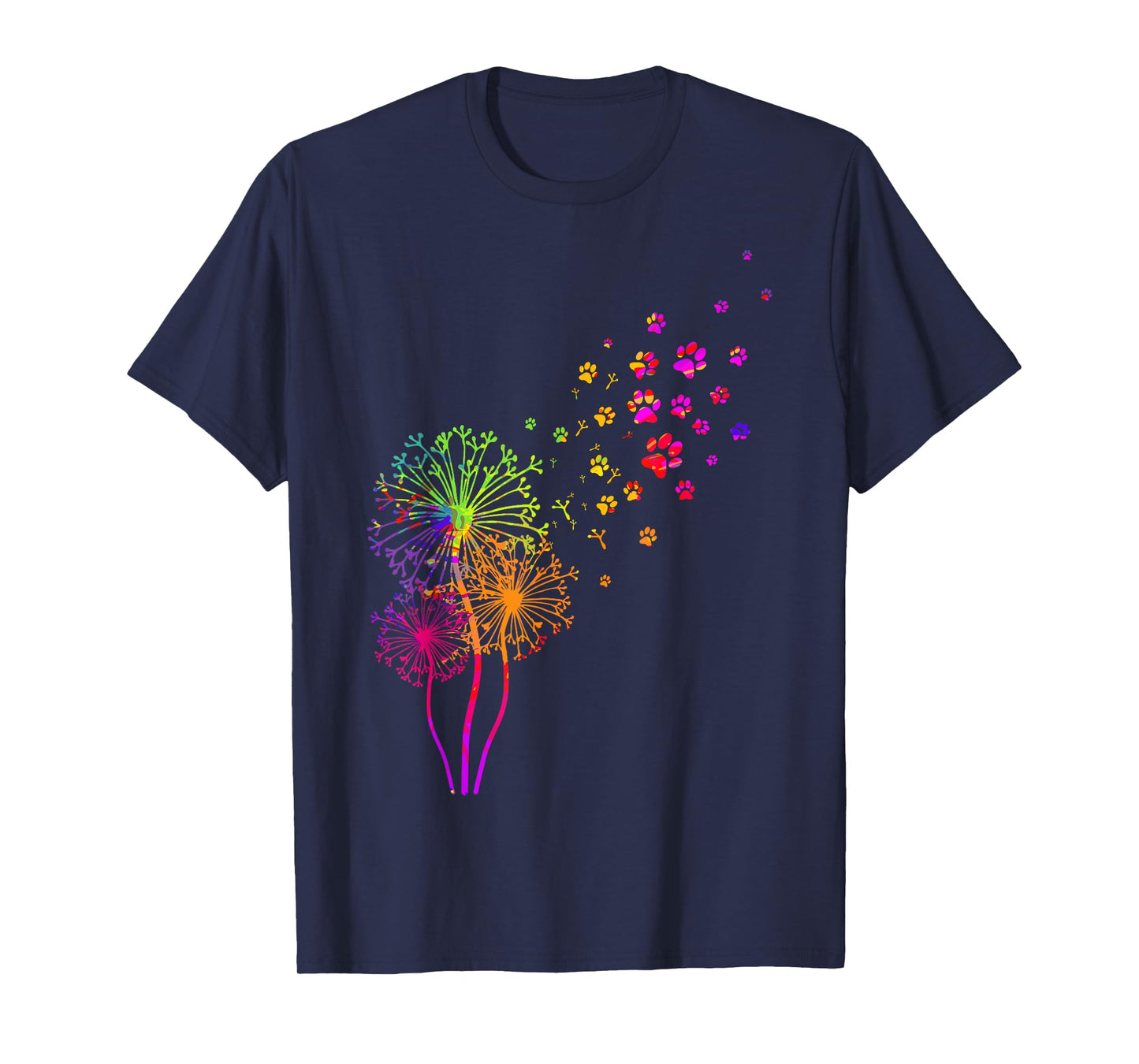 Dandelion Paw Print T-Shirt