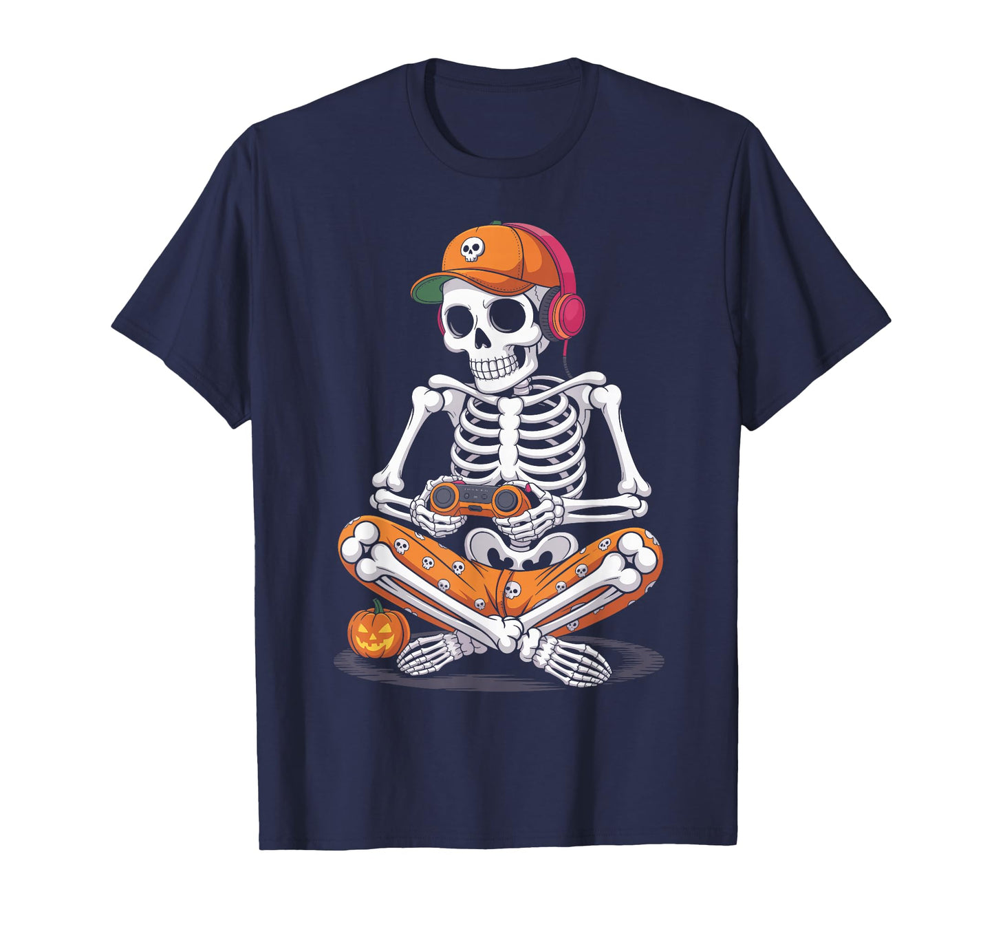 Gaming Skeleton Halloween Costume for Gamers T-Shirt