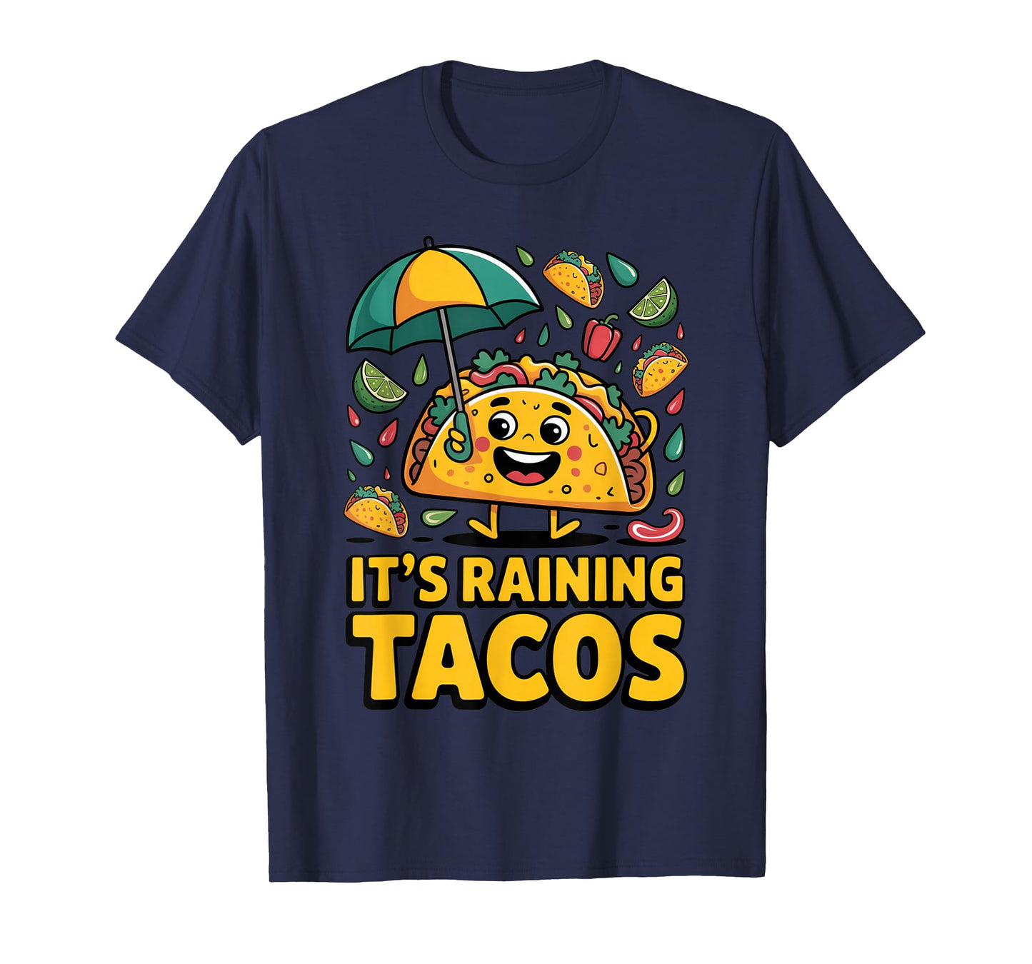 It's Raining Tacos Funny Taco Lovers Kids Girls Boys T-Shirt