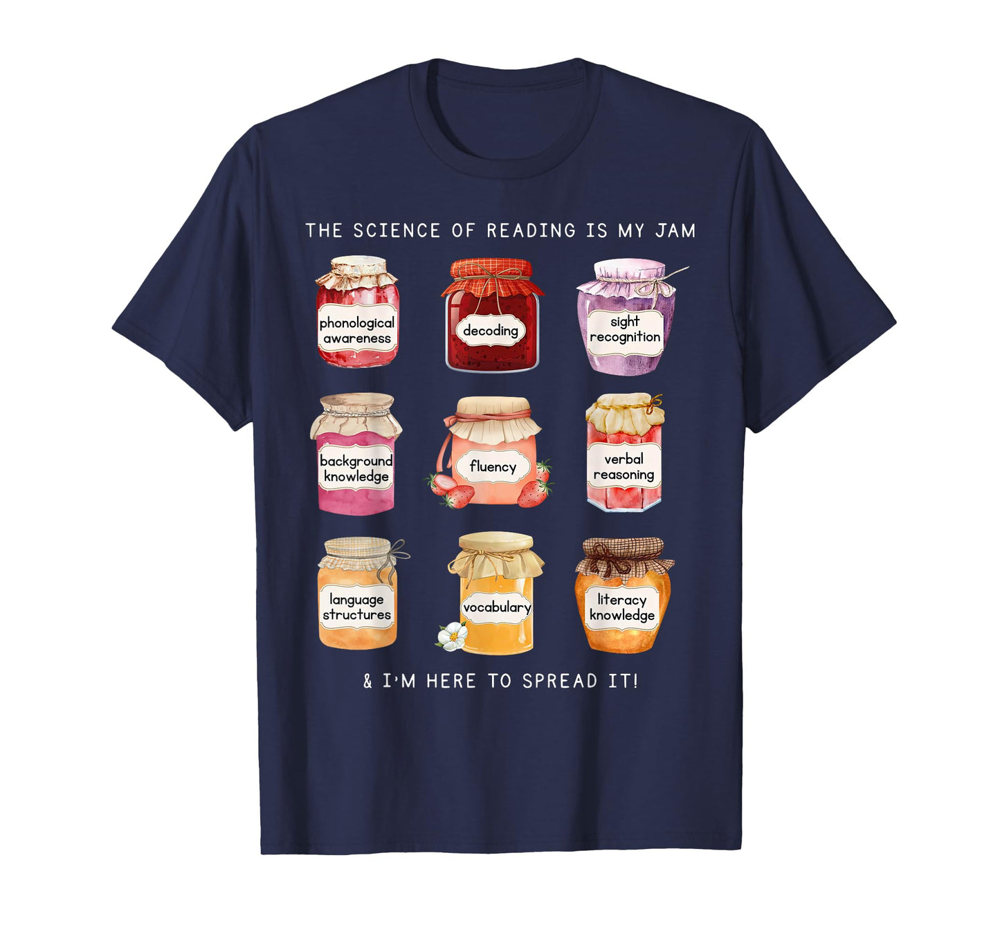 Science of Reading Morphology Literacy Is My Jam Teacher T-Shirt