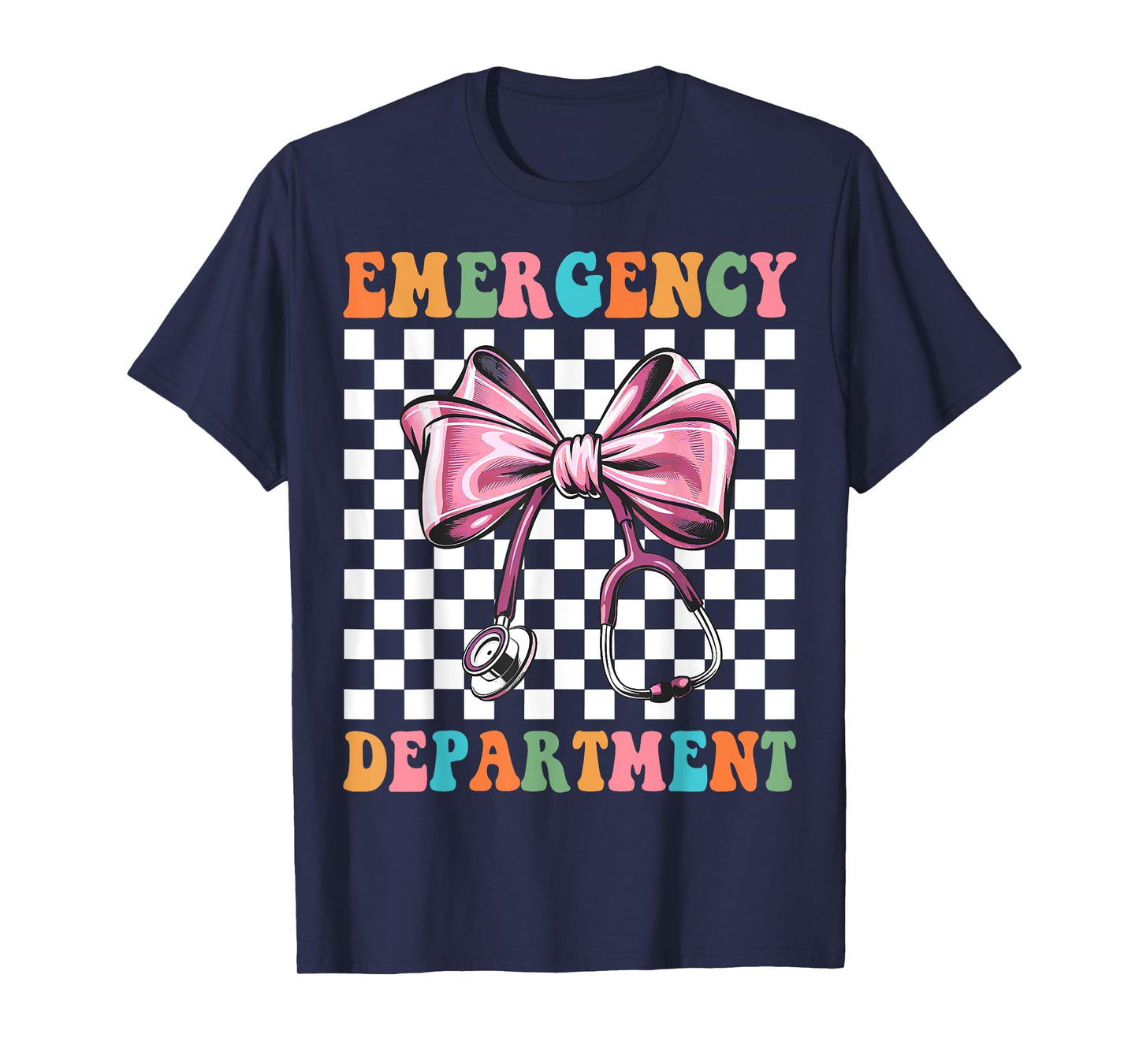 Emergency Department Coquette Bow Nurse Life Nurse Week T-Shirt