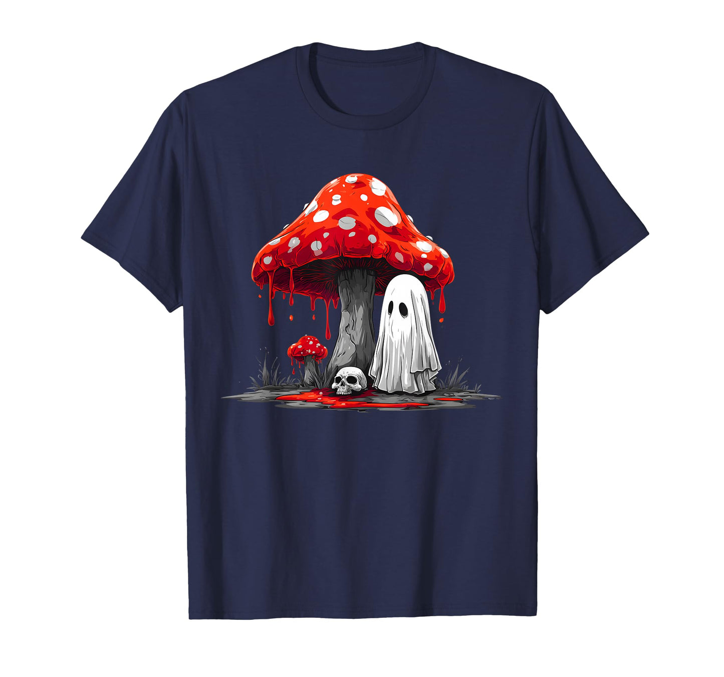 Halloween Ghost Mushroom T-Shirt