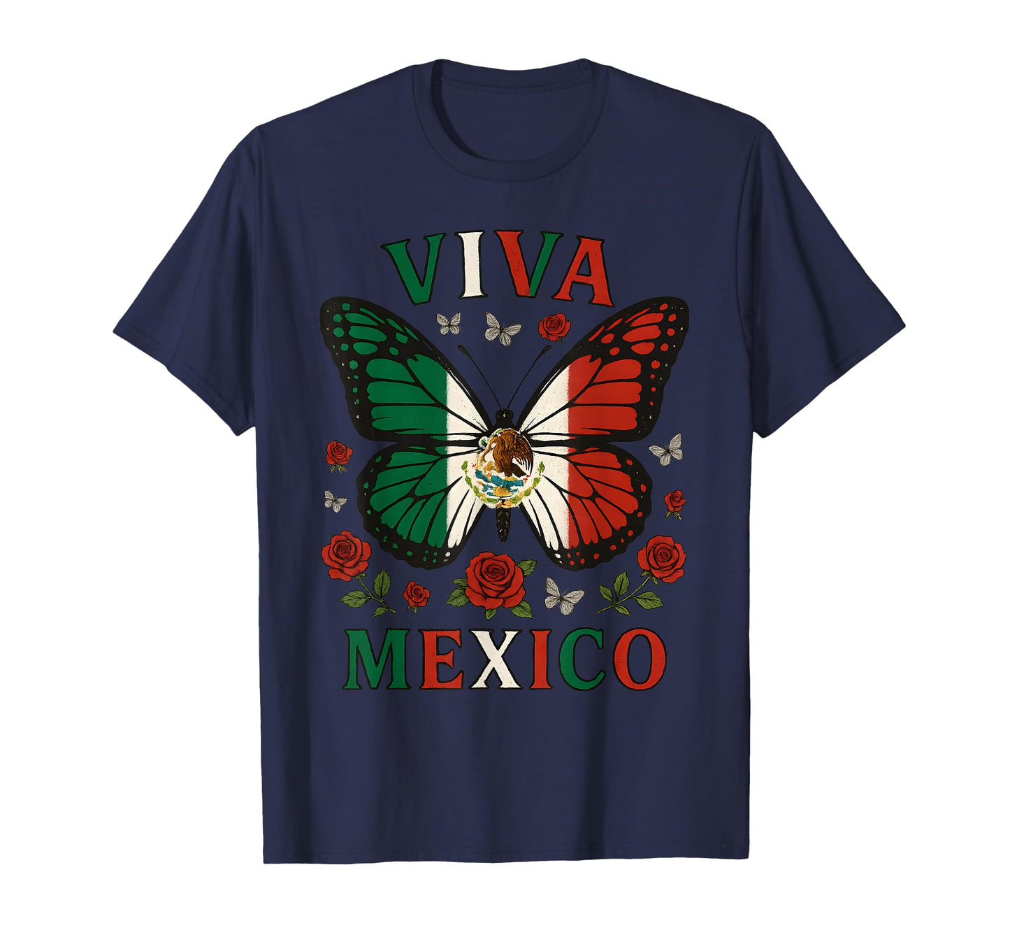 Viva Mexico Butterfly T-Shirt