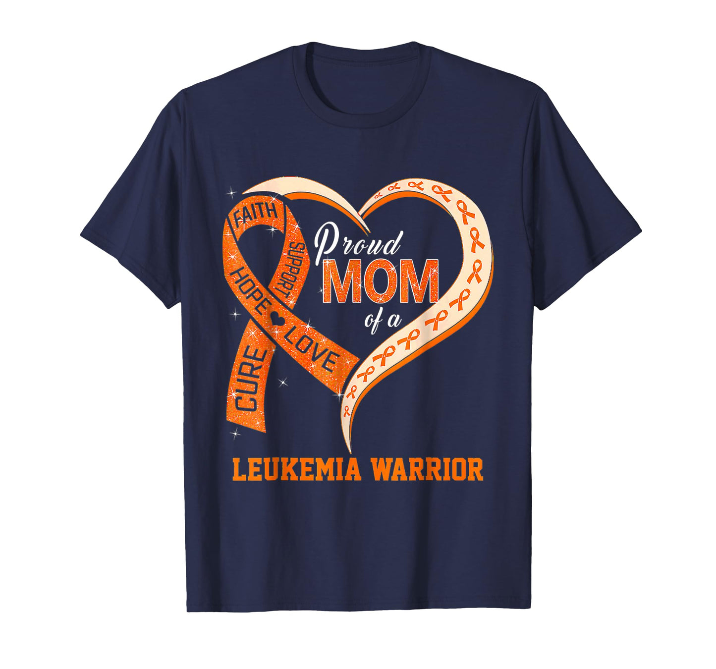 Leukemia Awareness Proud Mom Of A Leukemia Warrior T-Shirt