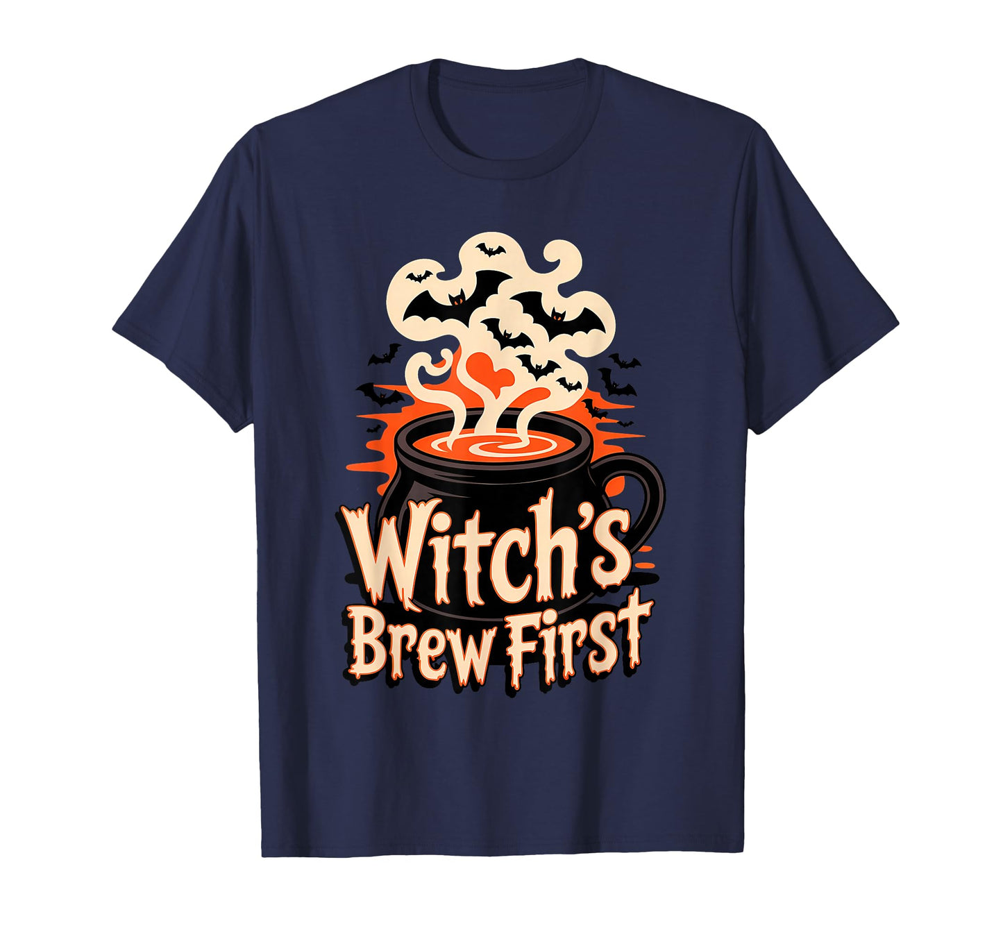 Witch’s Brew First Coffee Witches Halloween T-Shirt