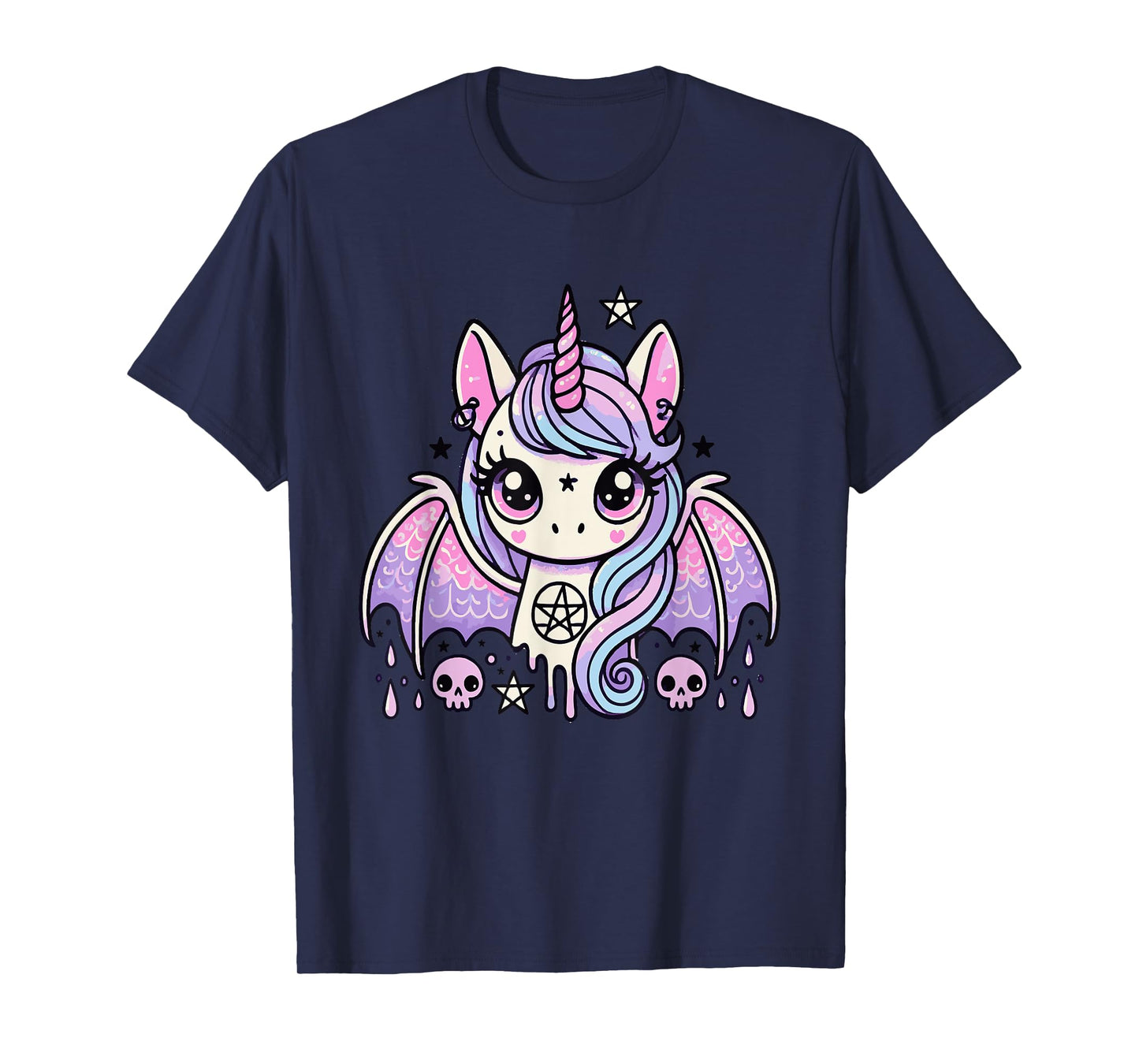 Cute Pastel Goth Aesthetic Kawaii Creepy Teddy Bear T-Shirt