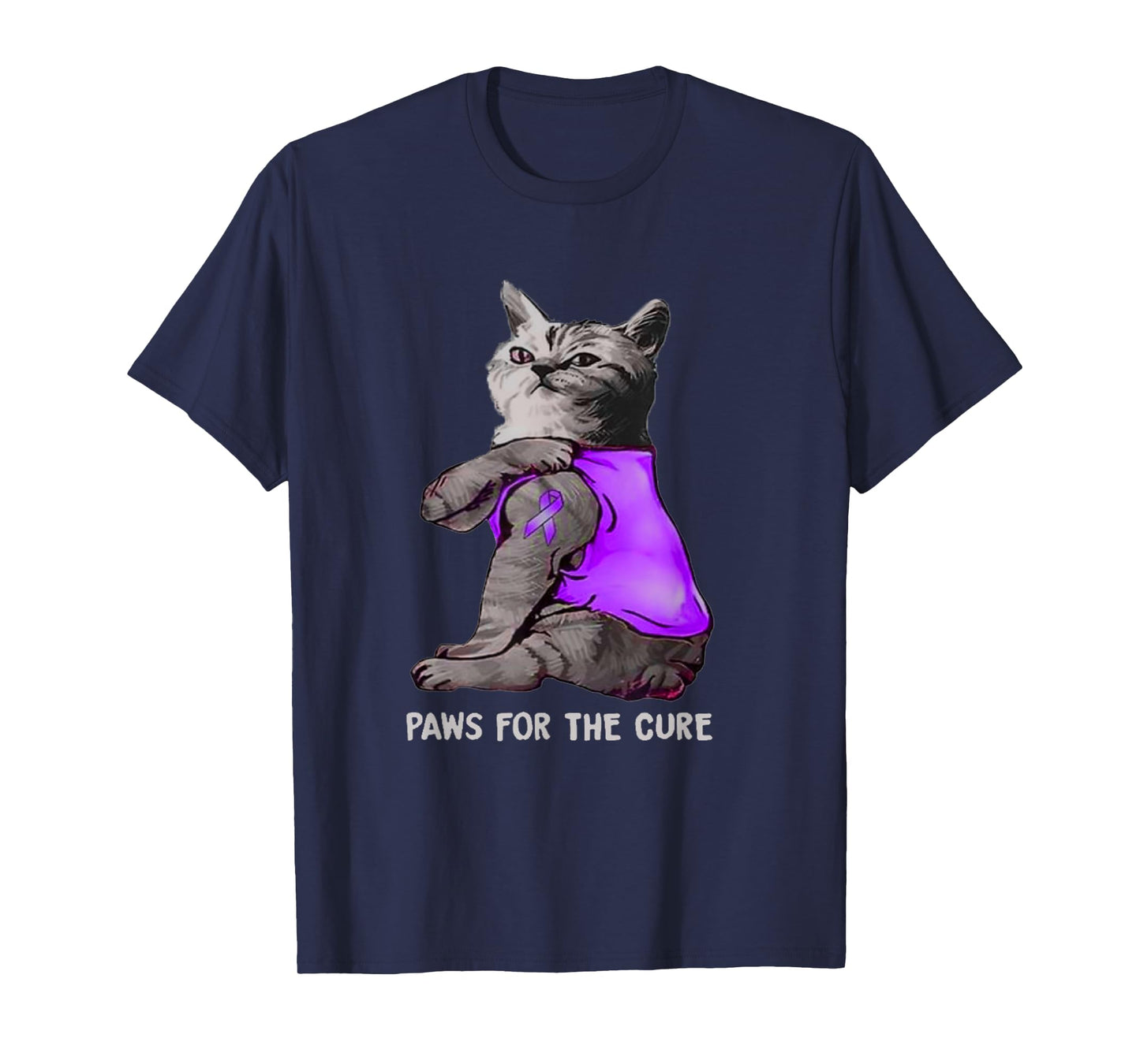 Alzheimer awareness tshirt, Alzheimer cat tshirt, Alzheimer Men Women Kids T-Shirt
