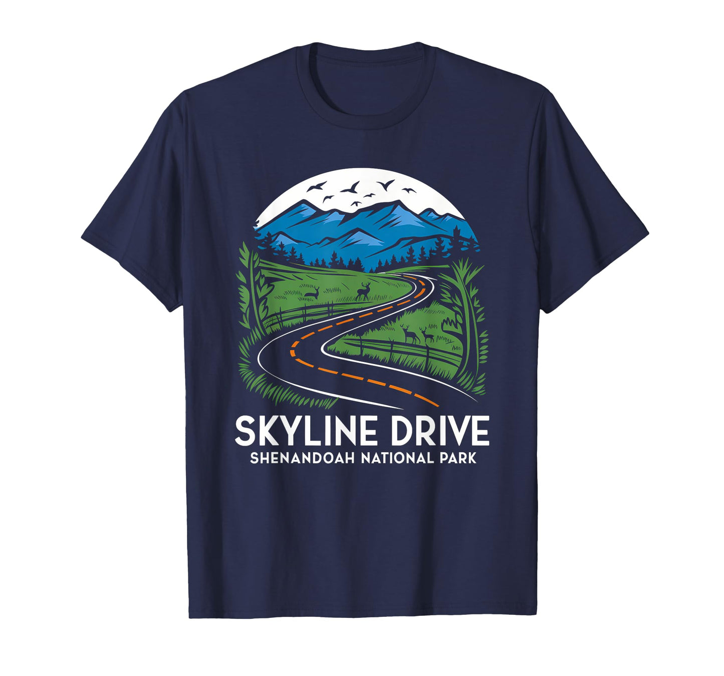 Skyline Drive Shenandoah National Park Family Trip Souvenir T-Shirt