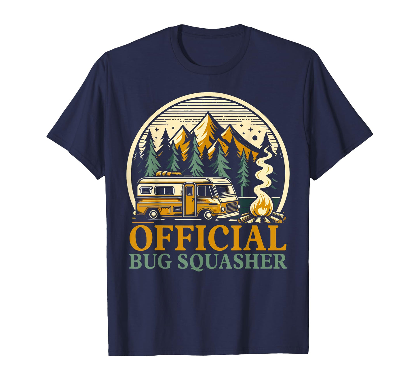 Official Bug Squasher Camping T-Shirt