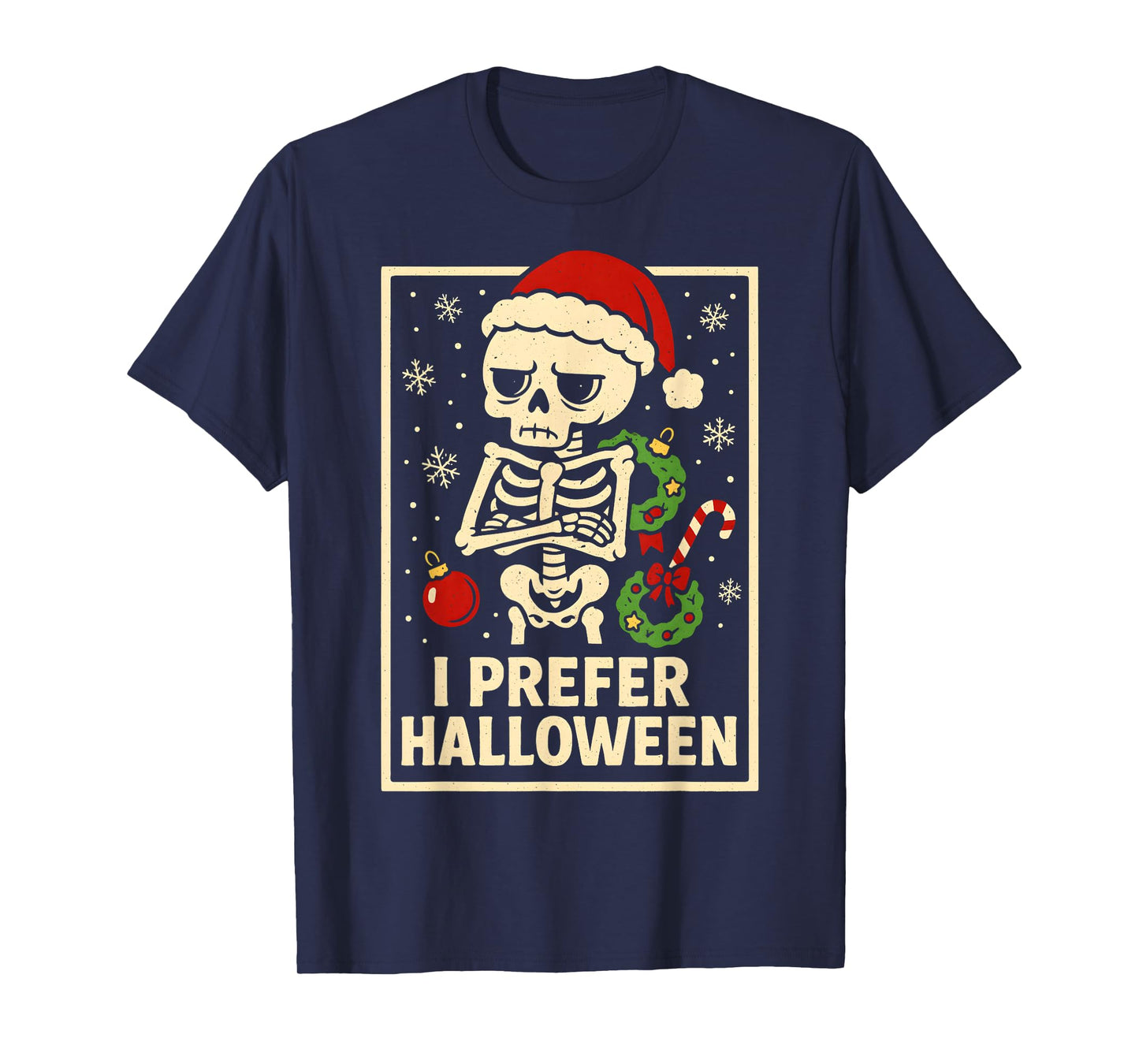 Funny Halloween and Christmas T-Shirt