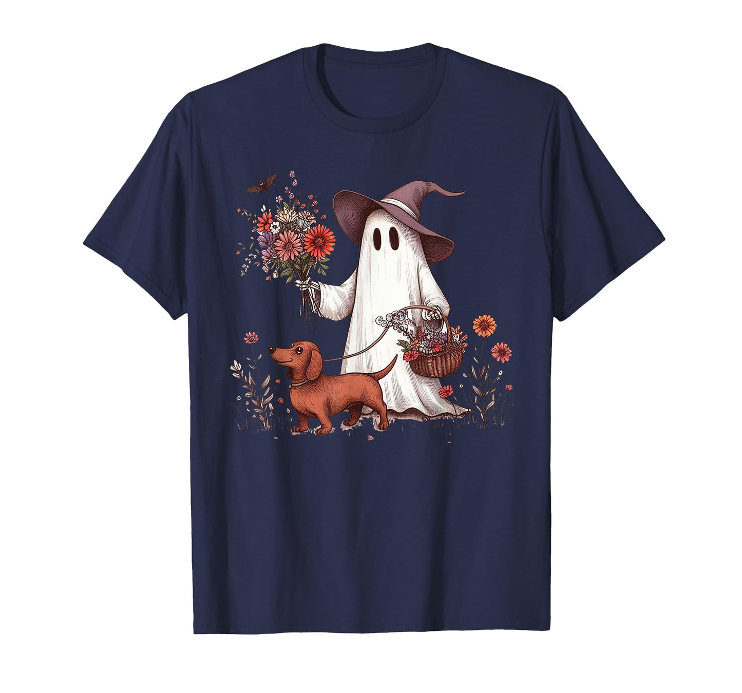 Ghost Walking Dachshund T-Shirt