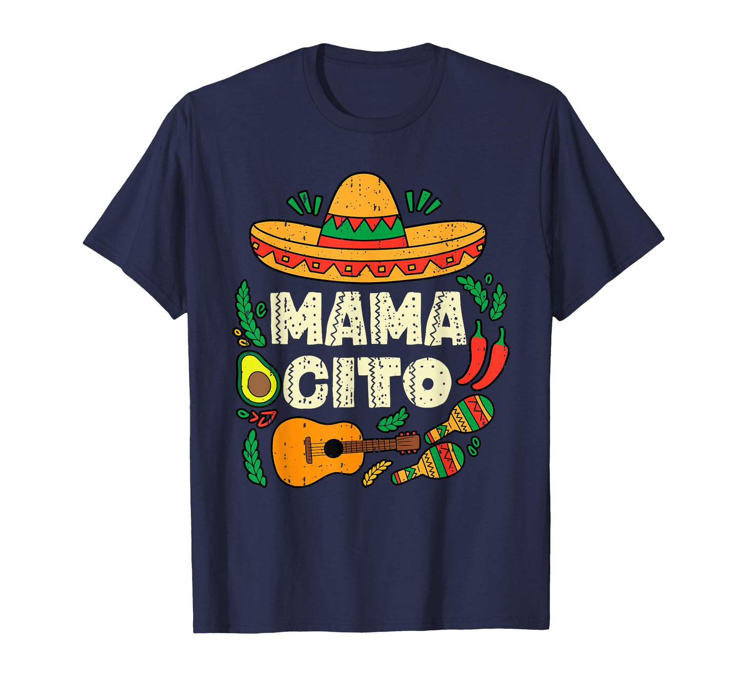 Mamacito Family Sombrero Cinco De Mayo Mexican Mom Mother T-Shirt