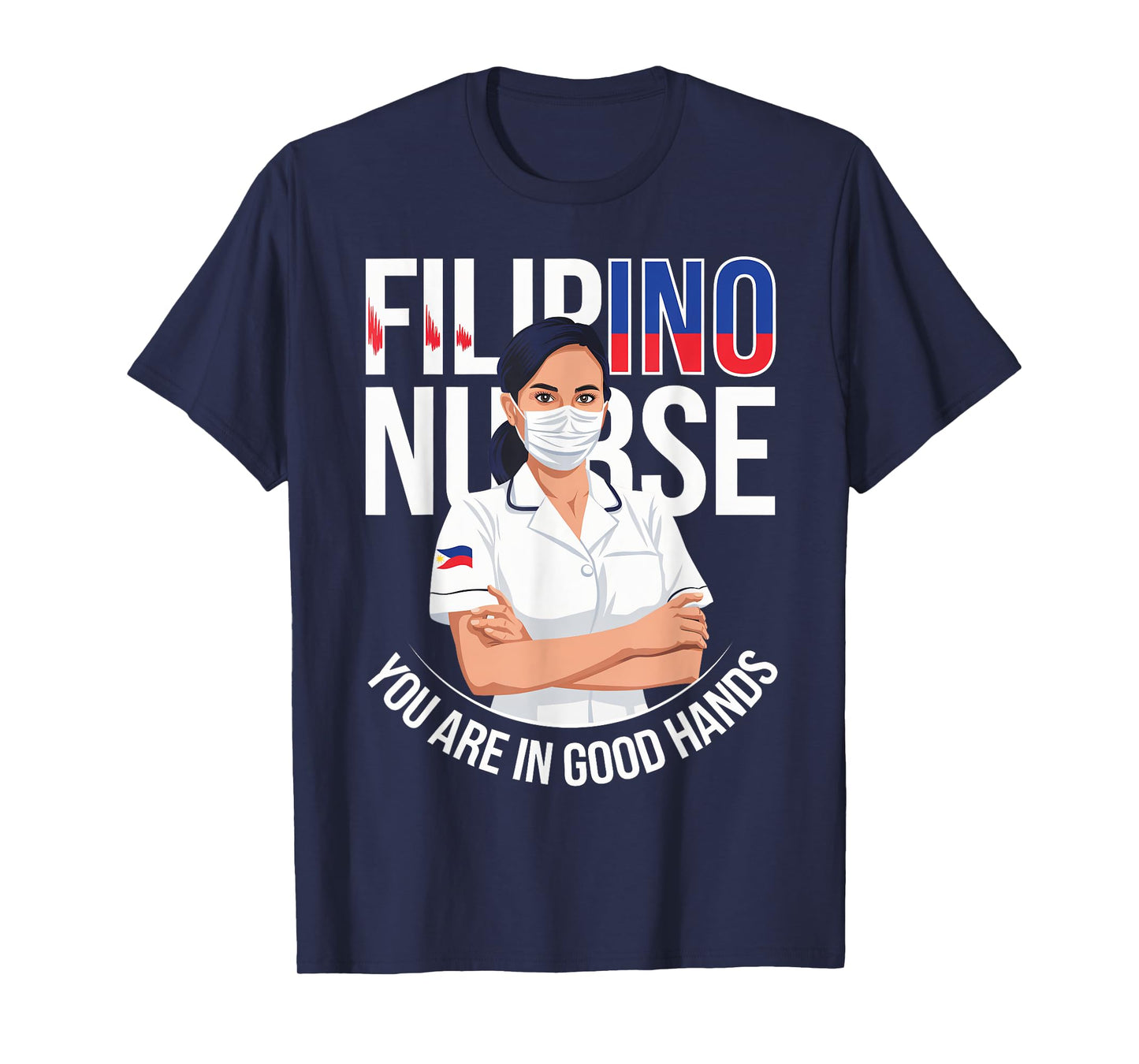 Proud Filipino Nurse Pinoy Heritage Pilipinas Philippines US T-Shirt