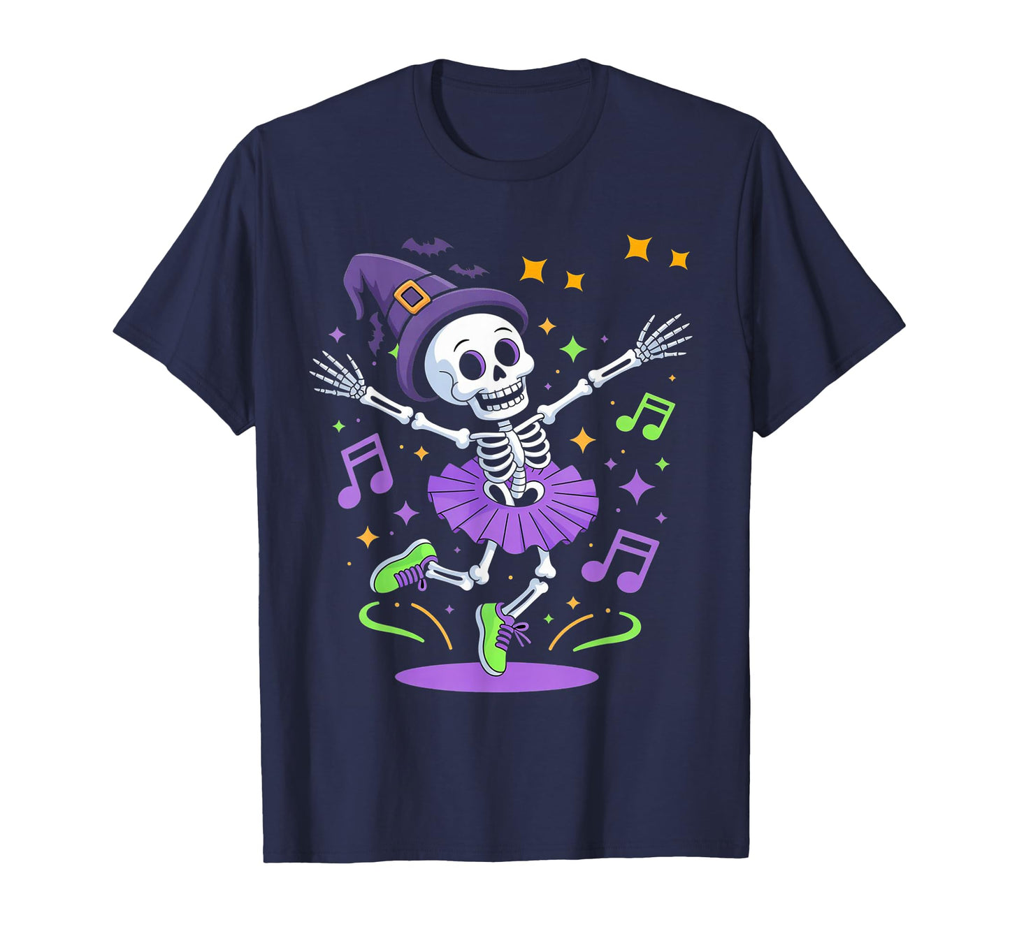 Funny Dance Lover Skeleton for Halloween Spooky T-Shirt