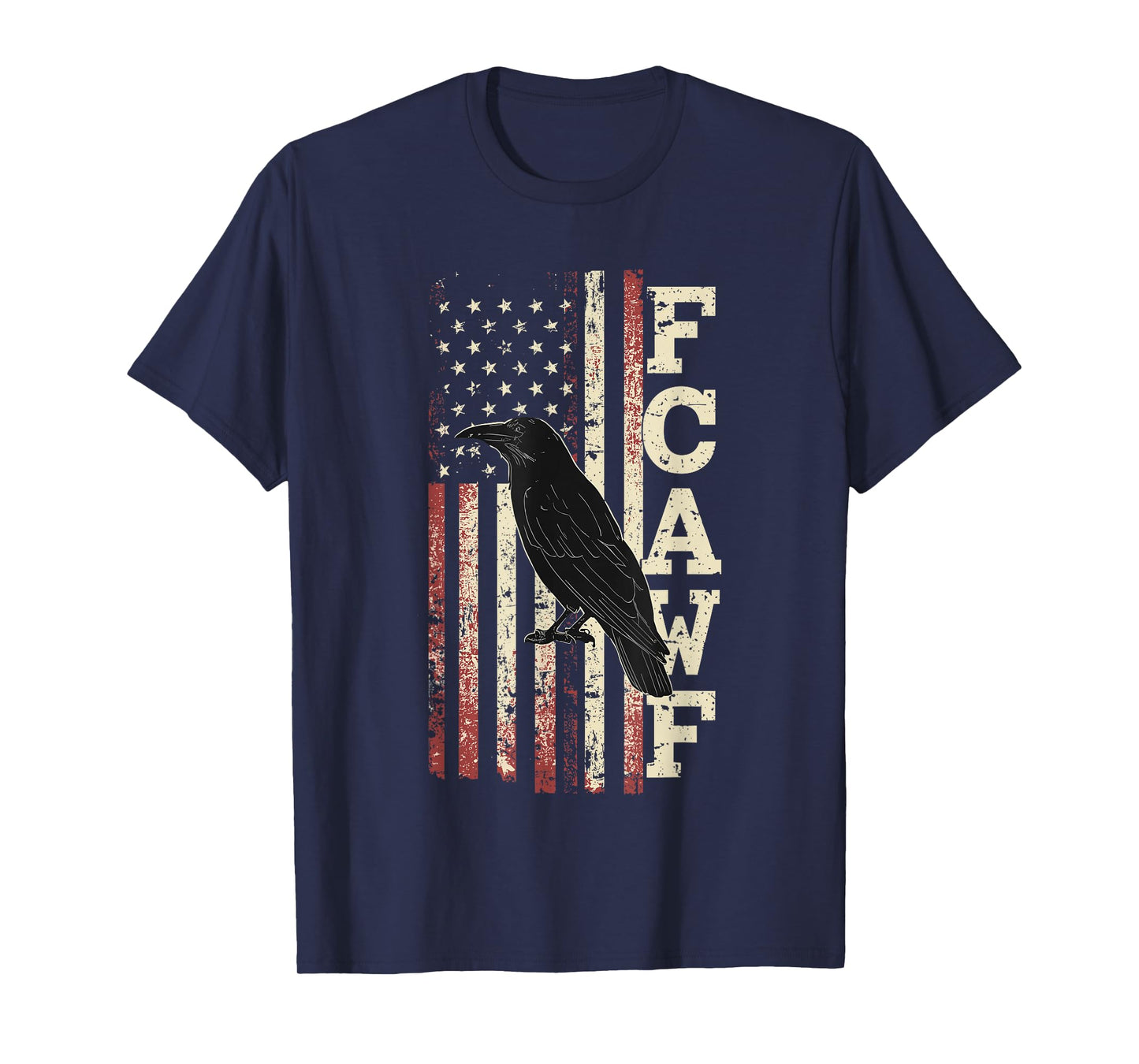 F-Caw-F Raven Moon Gothic Halloween, Black Crow Bird Lover T-Shirt
