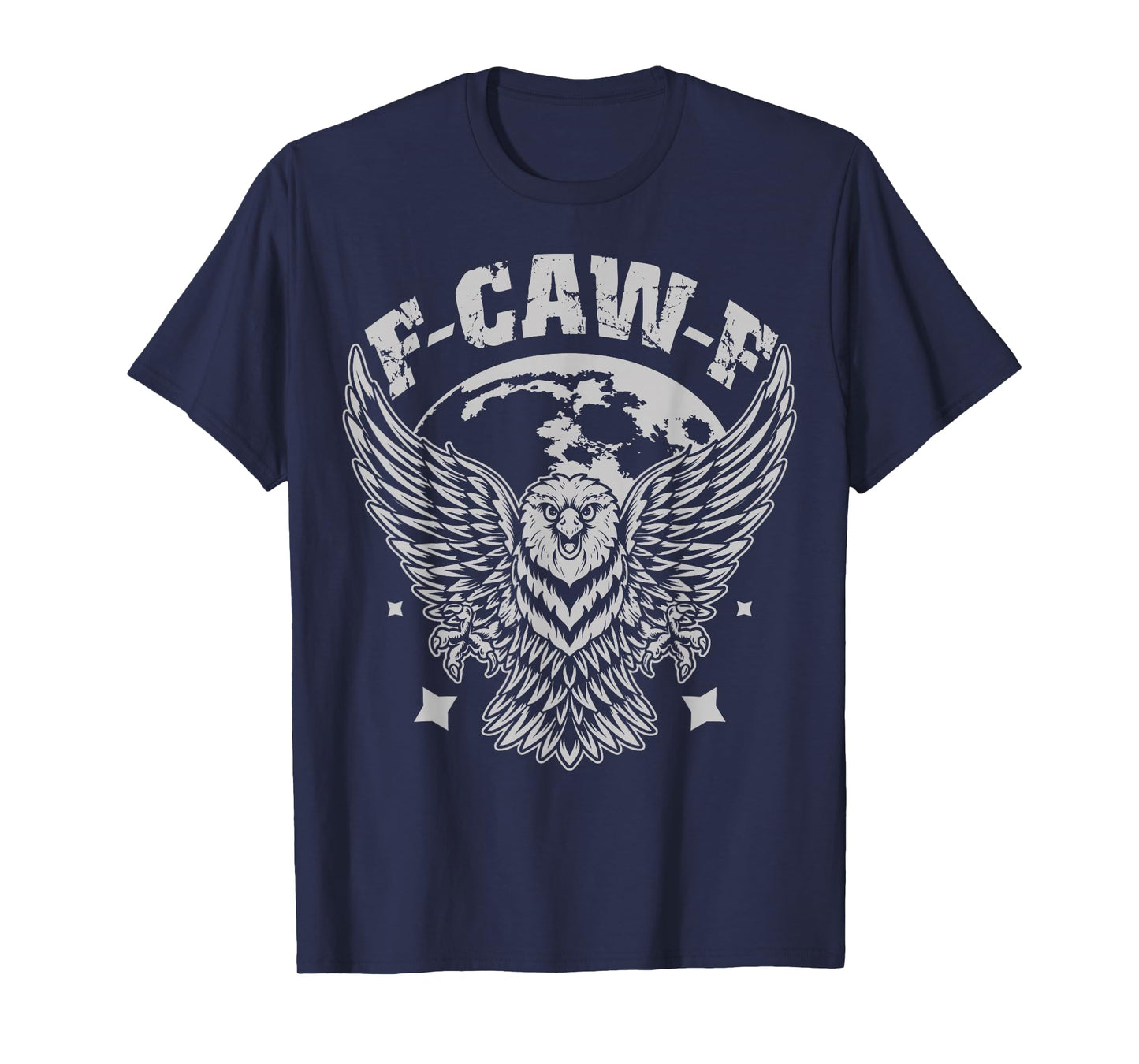 F-Caw-F Funny Eagle Moon Gothic Adult Rude Novelty Halloween T-Shirt