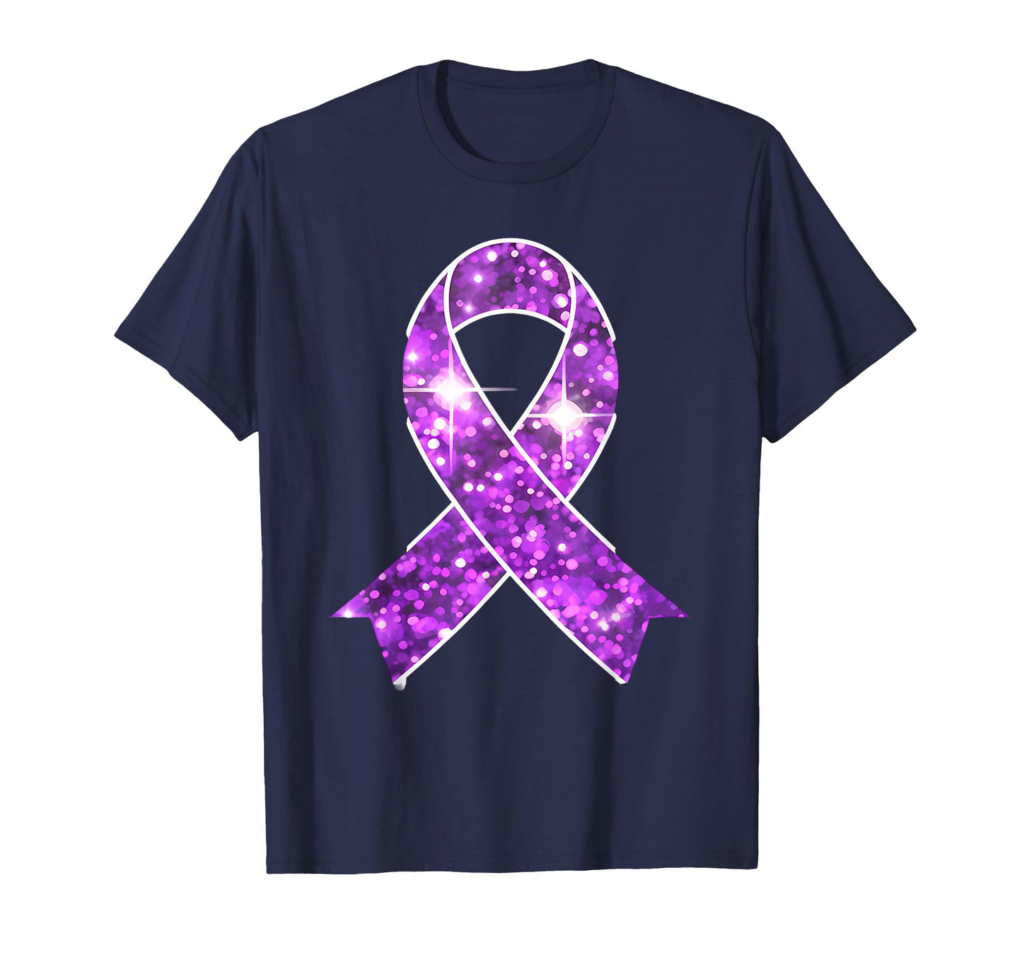 Vulvar Cancer Awareness We Fight As One Lavender Ribbon T-Shirt
