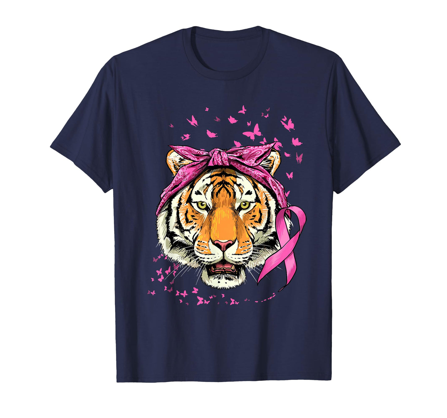 Tiger Breast Cancer Awareness Shirt Breast Cancer Survivors T-Shirt