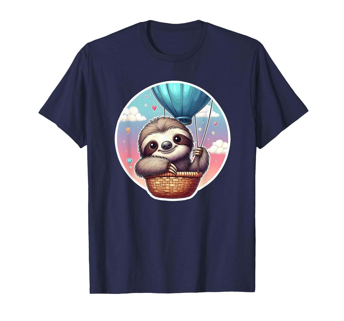 Sloth Balloon Birthday T-Shirt