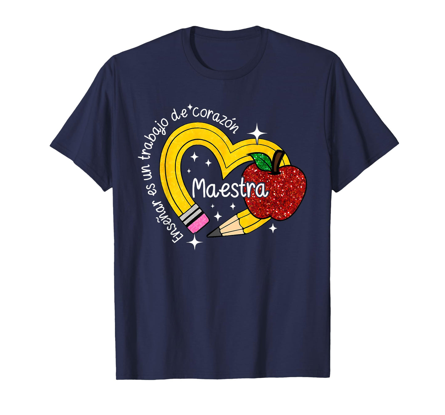 Maestra Spanish Teacher Back To School First Day Of School T-Shirt