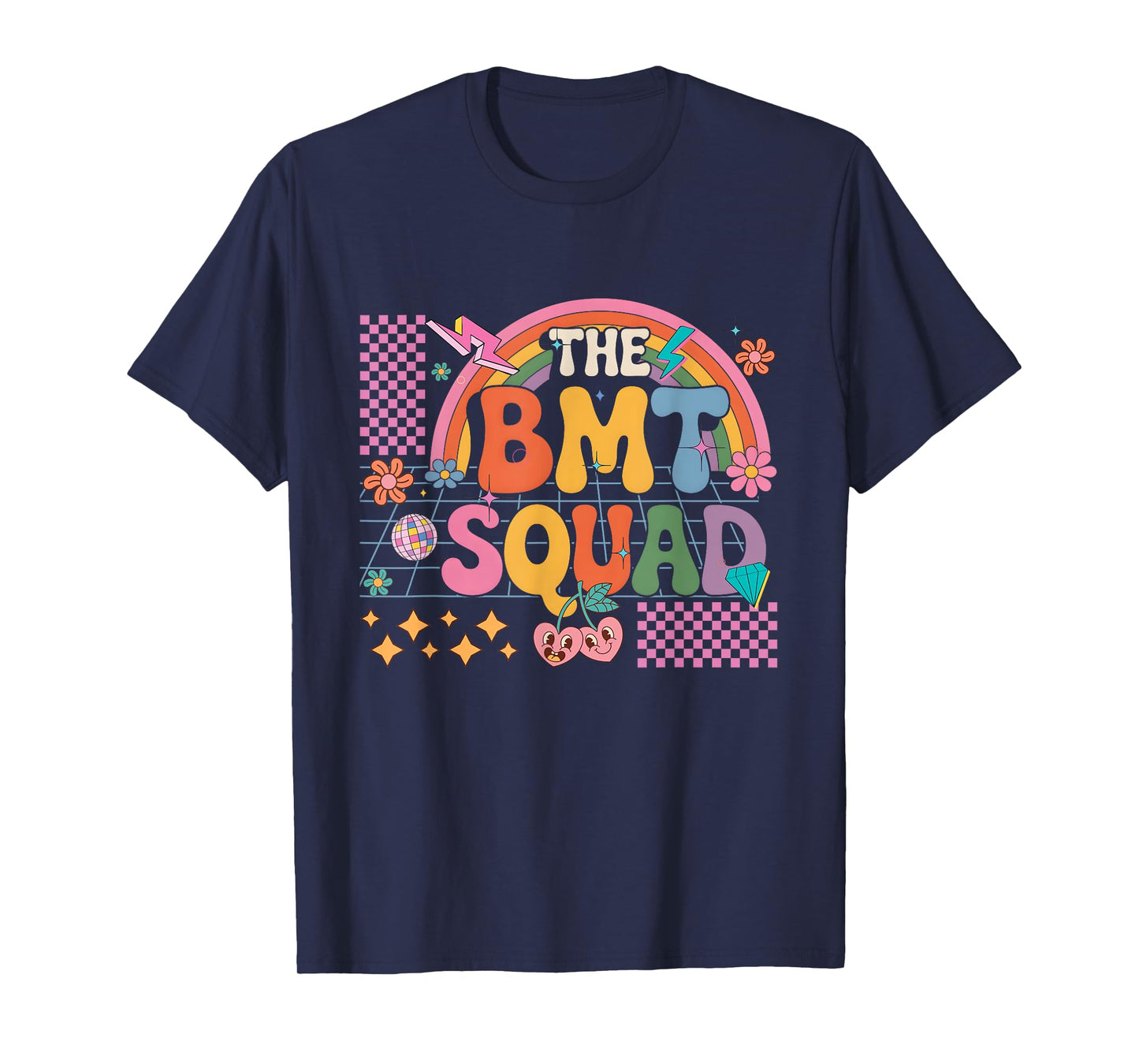 Groovy BMT Squad Bone Marrow Transplant Nurse RN Nursing T-Shirt